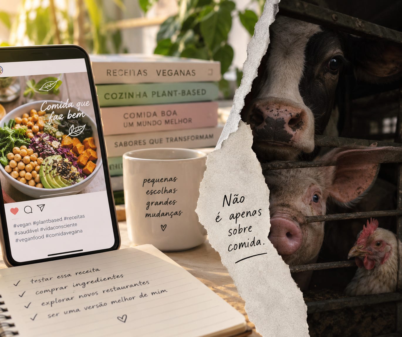 O problema de transformar o veganismo apenas em uma dieta