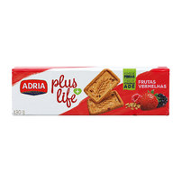 Biscoito Integral de Frutas Vermelhas Adria Plus Life