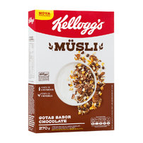 Cereal Matinal com gotas de Chocolate Kelloggs Müsli