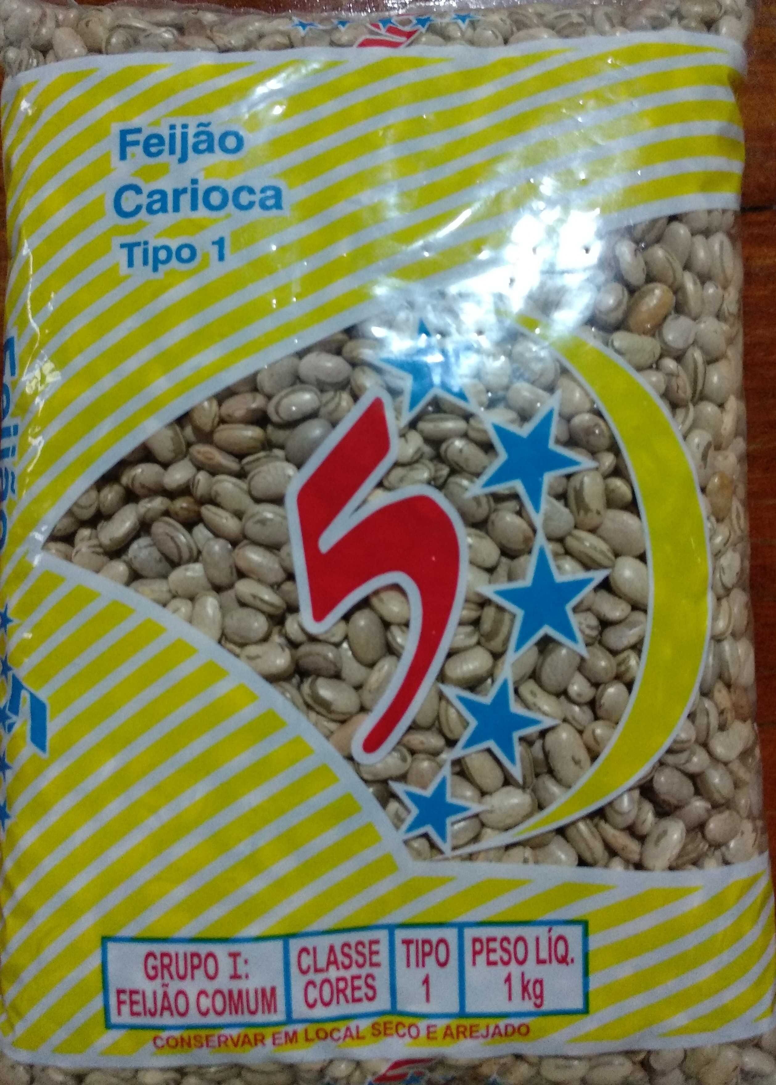 Feijão Carioca Tipo 1 5 estrelas