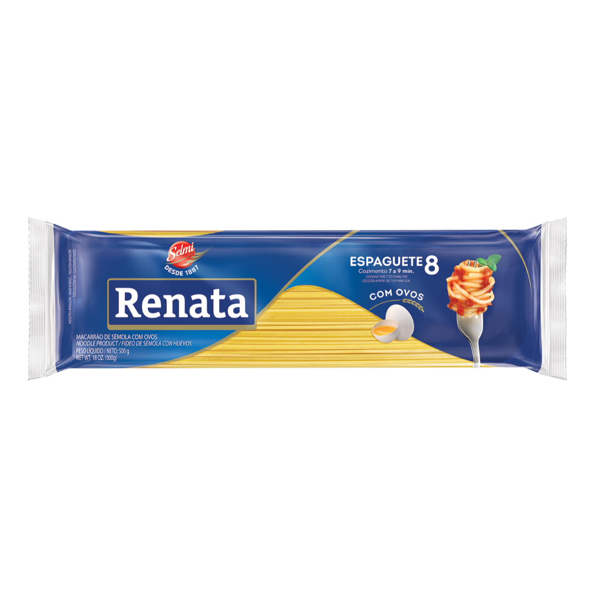 Macarrão de sêmola com ovos Renata