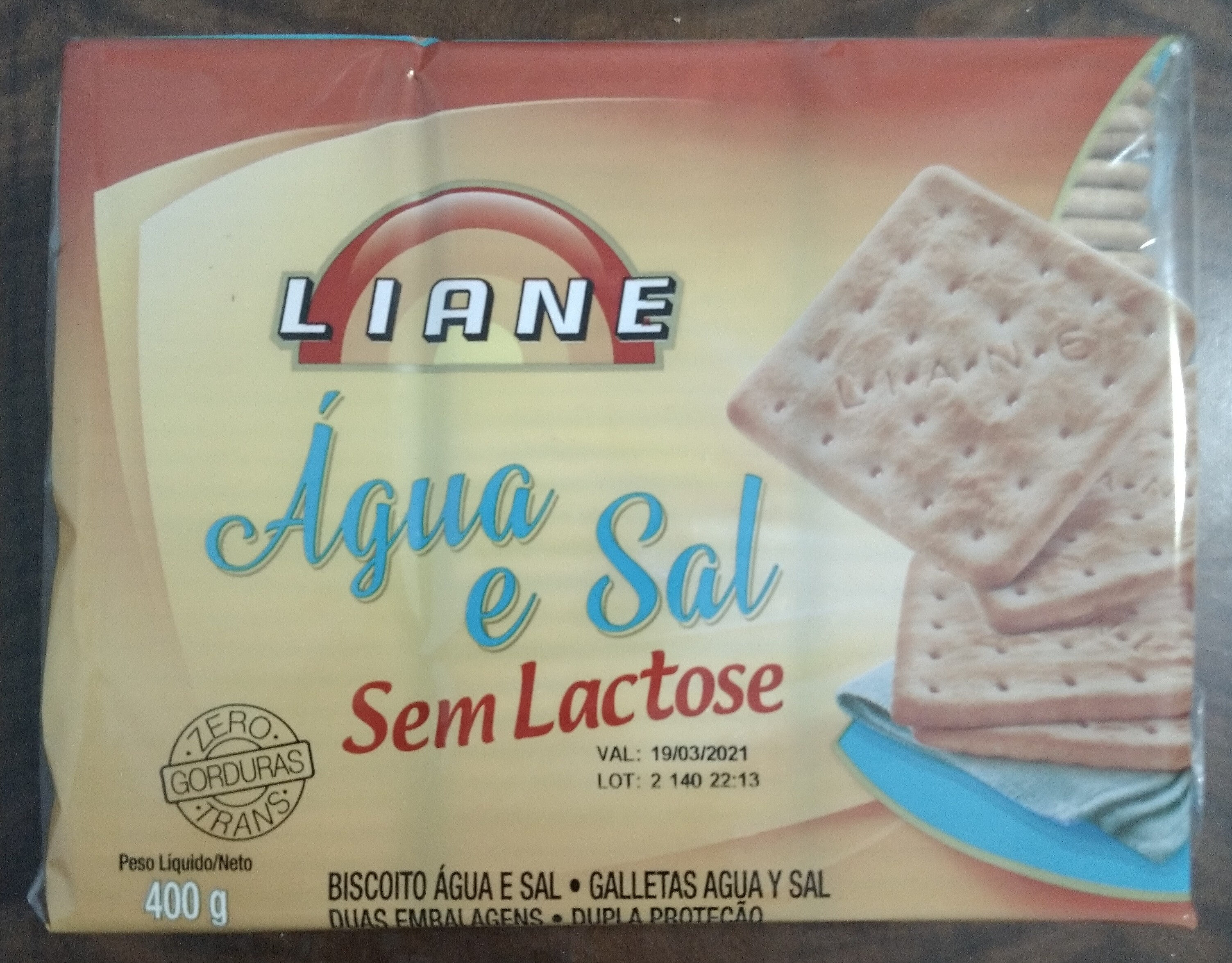 Biscoito Água e Sal Liane