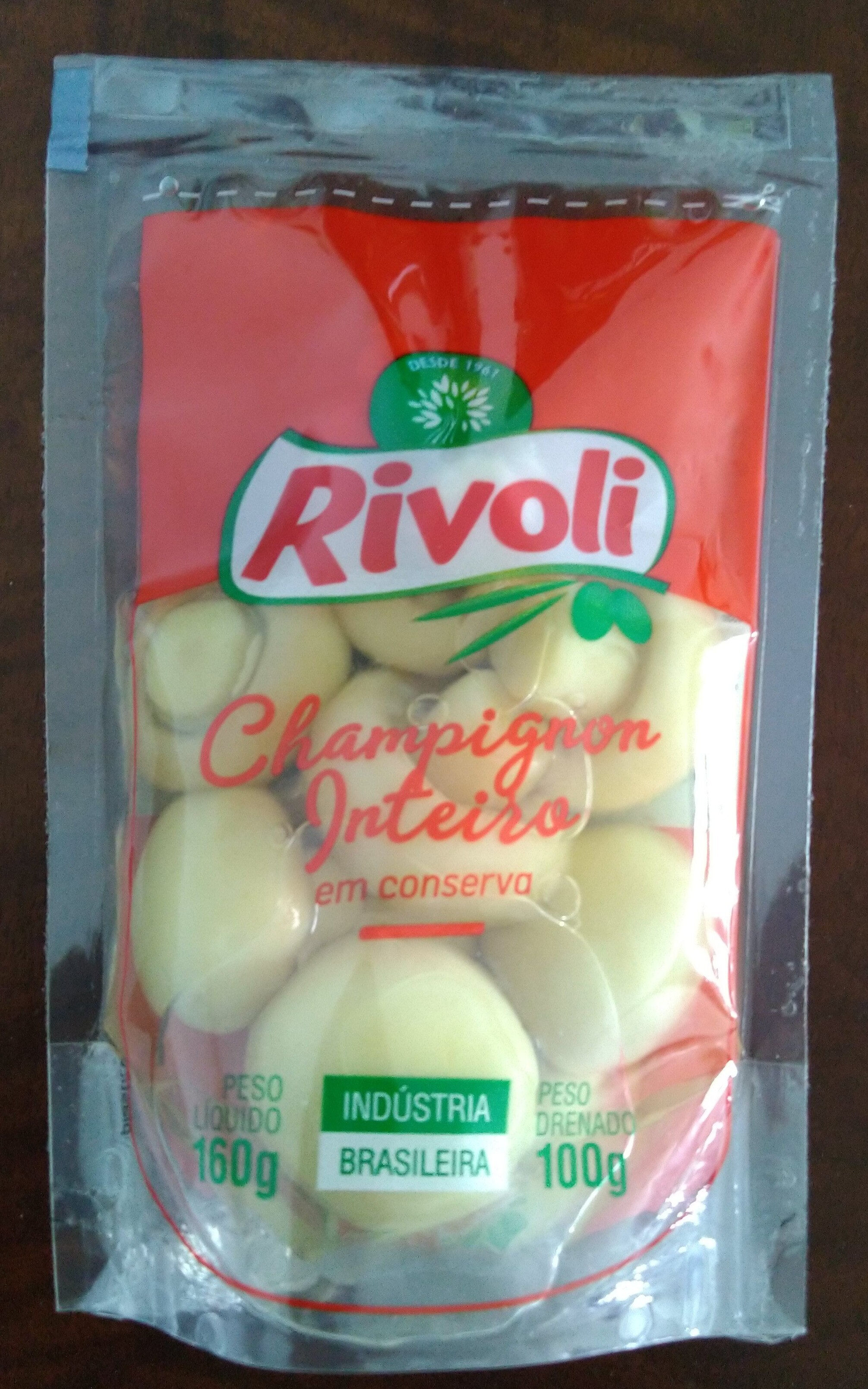 Champignon inteiro em conserva Rivoli