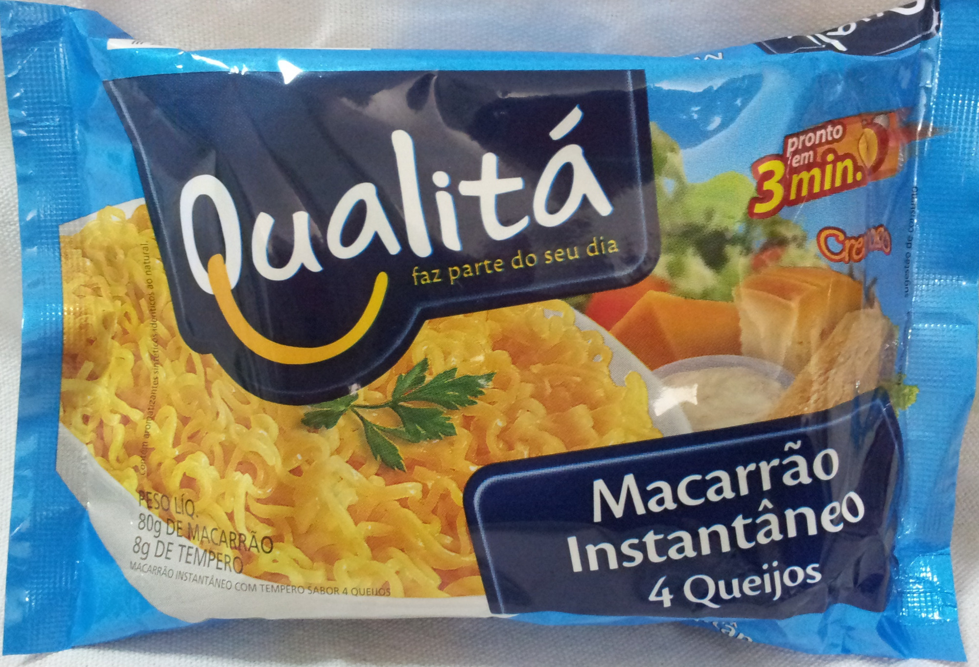 Qualitá Macarrão Instantâneo 4 Queijos