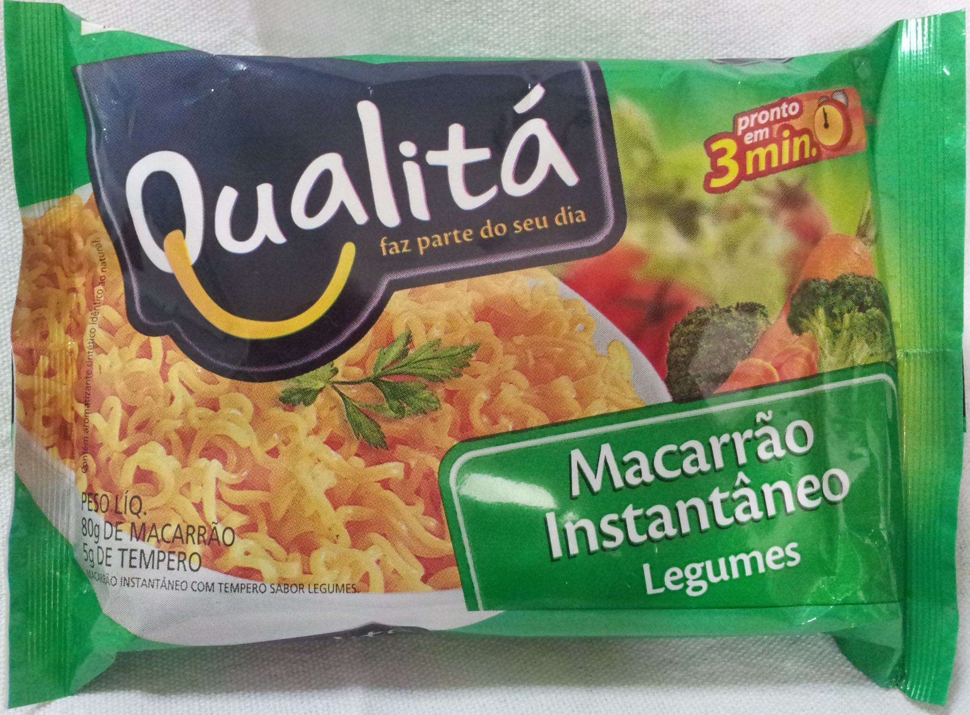 Qualitá Macarrão Instantâneo Legumes