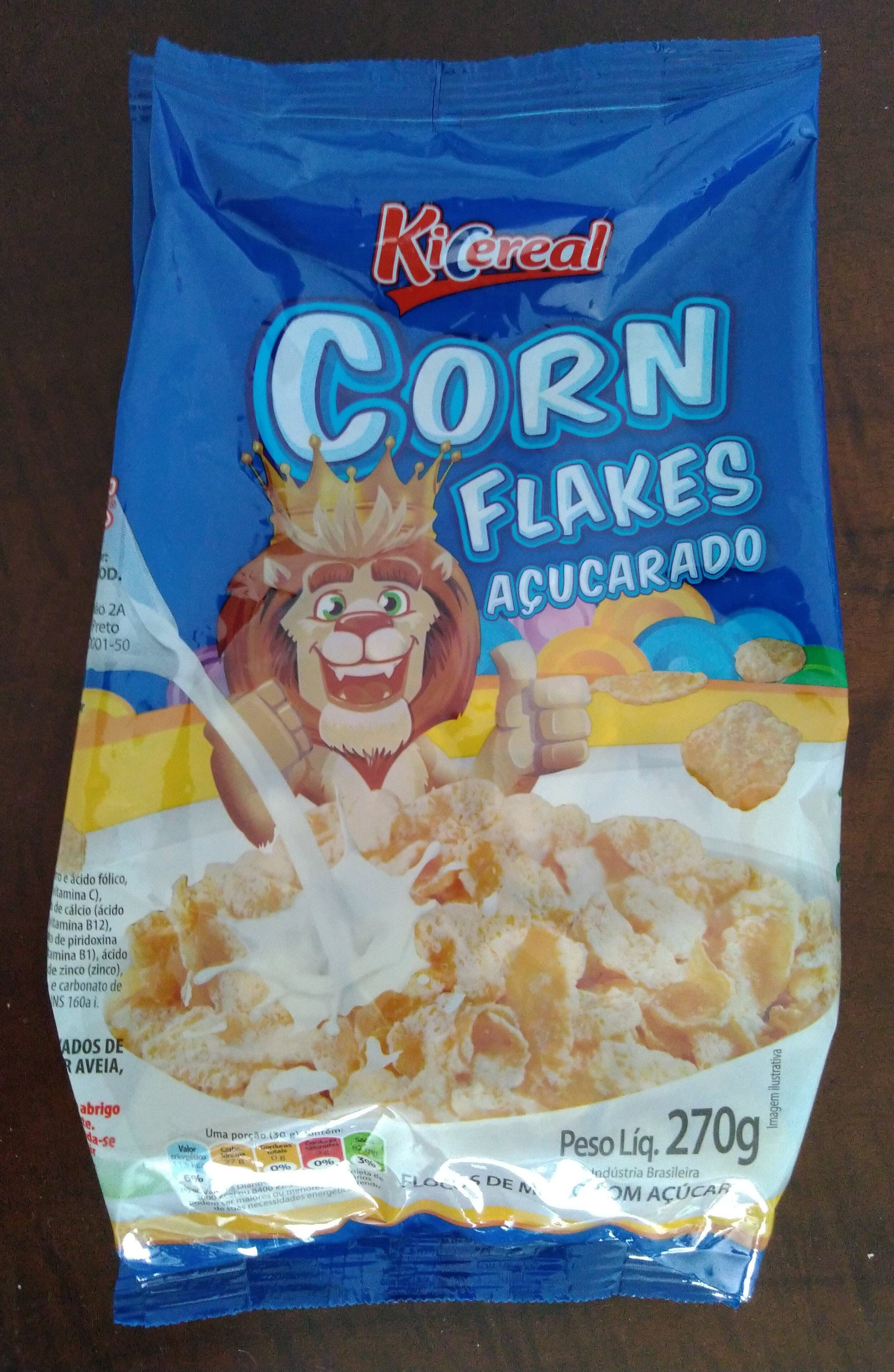 Flocos de milho com açúcar KiCereal