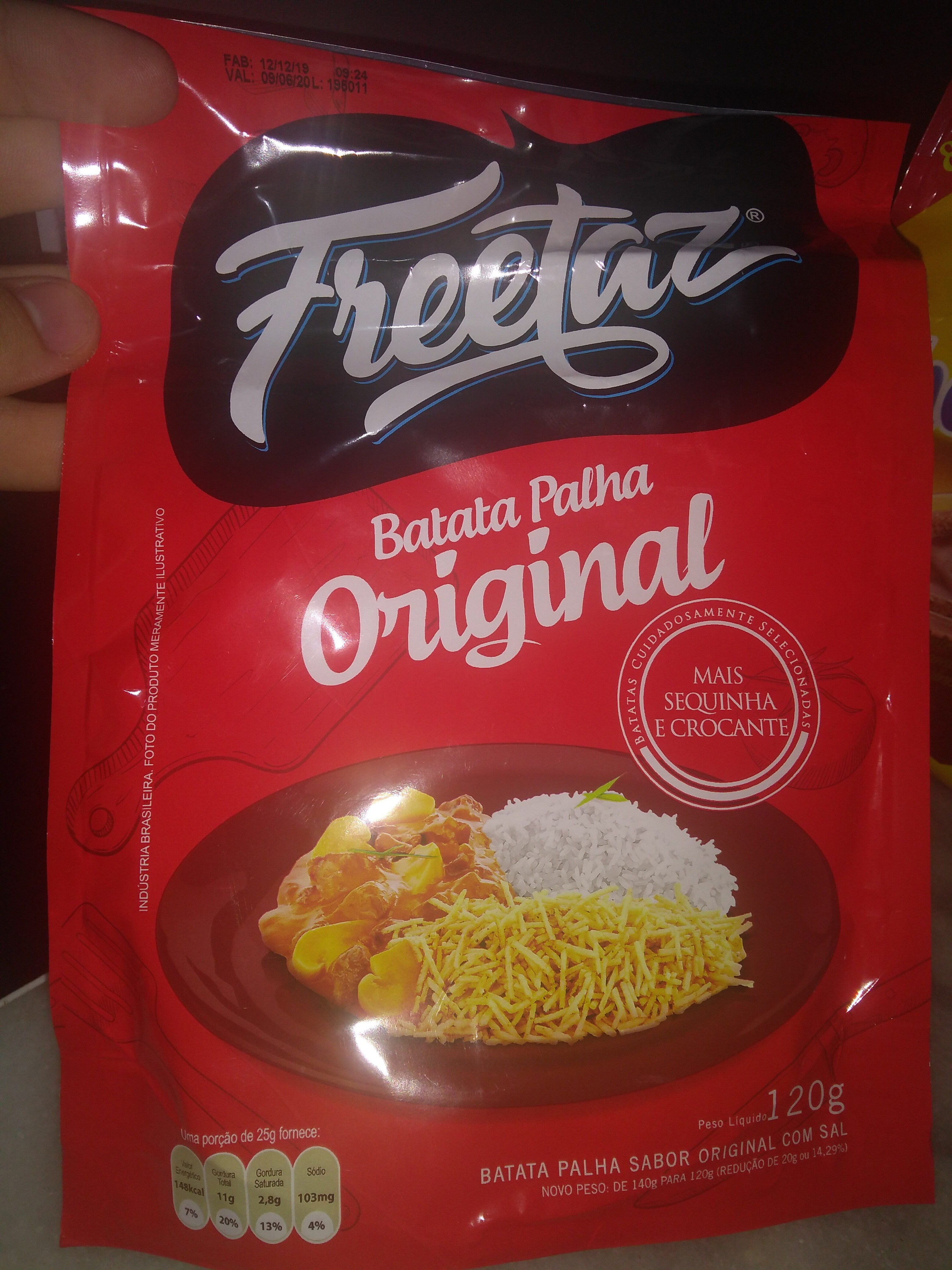 Batata Palha Original Freetaz