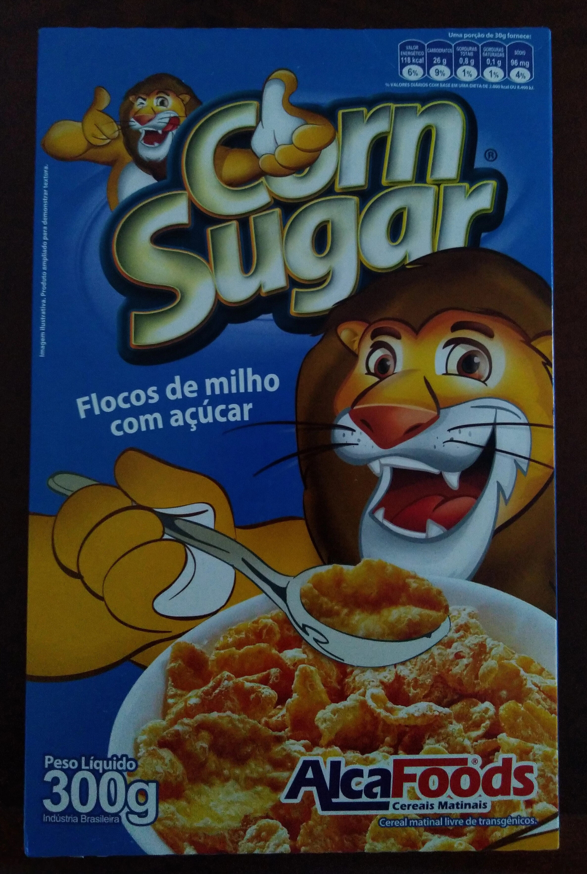 Flocos de milho com açúcar Alca Foods