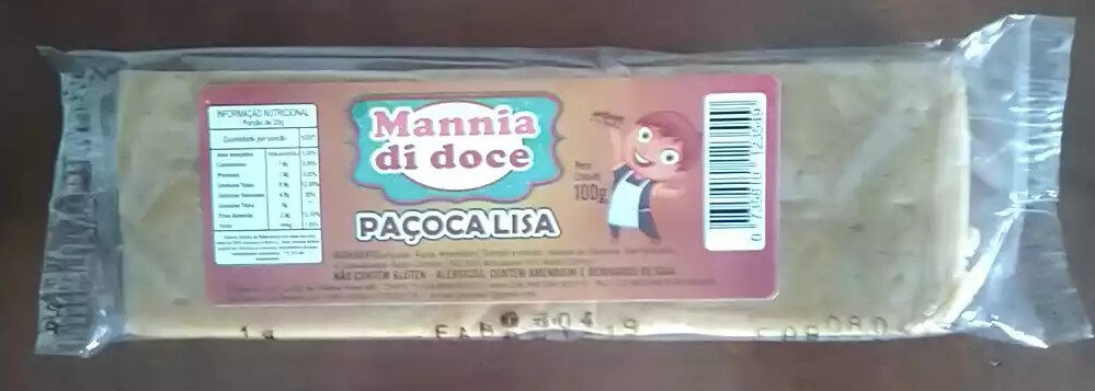 Paçoca lisa Mannia di doce