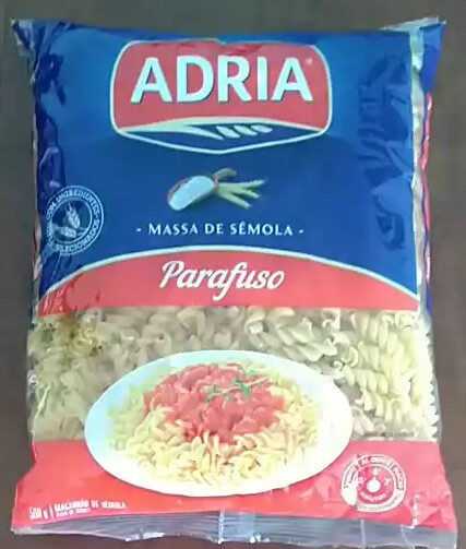 Massa de sêmola parafuso Adria