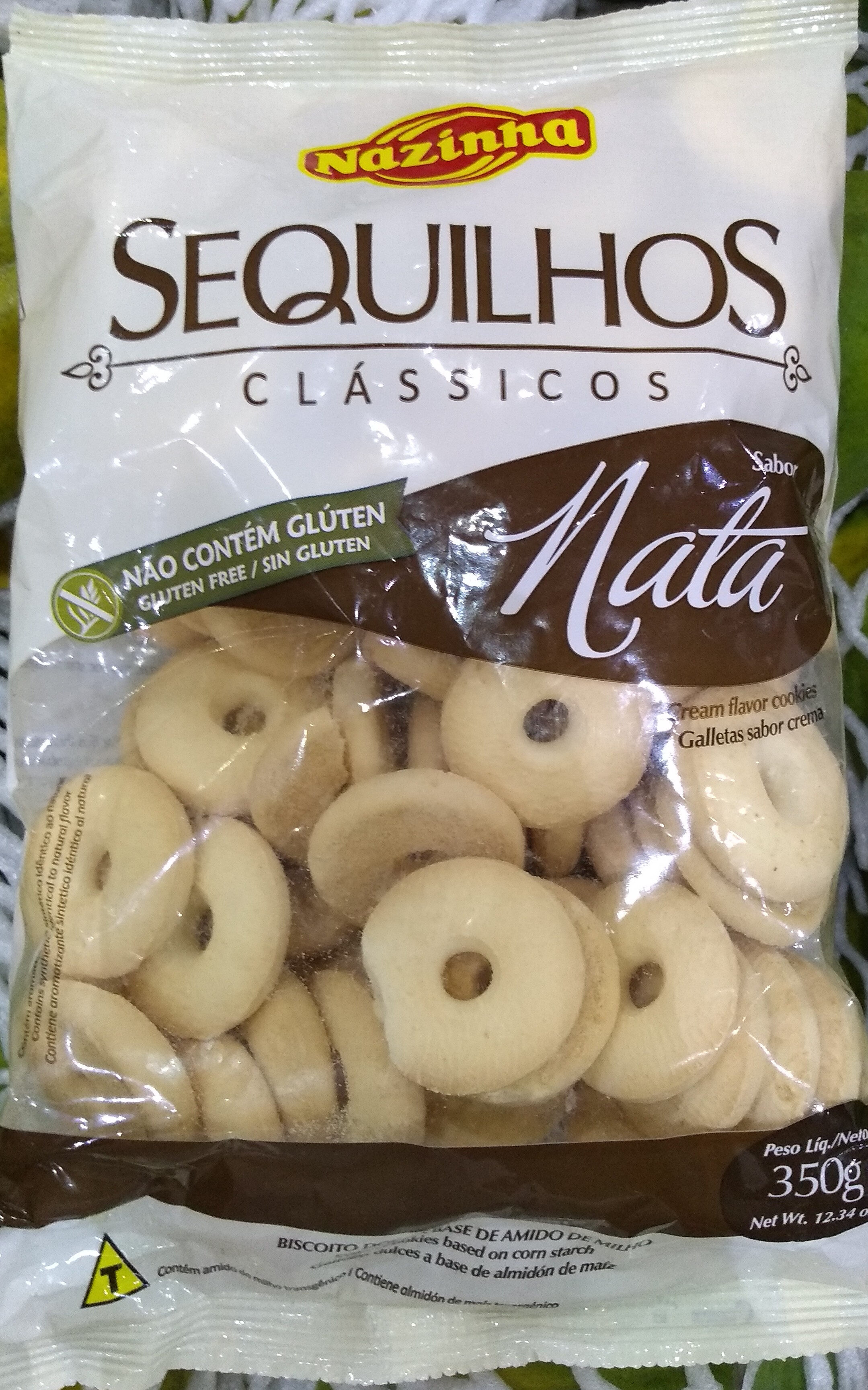 sequilhos sabor nata Nazinha