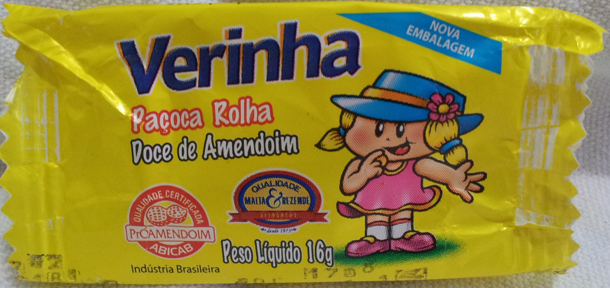 Verinha Paçoca Rolha