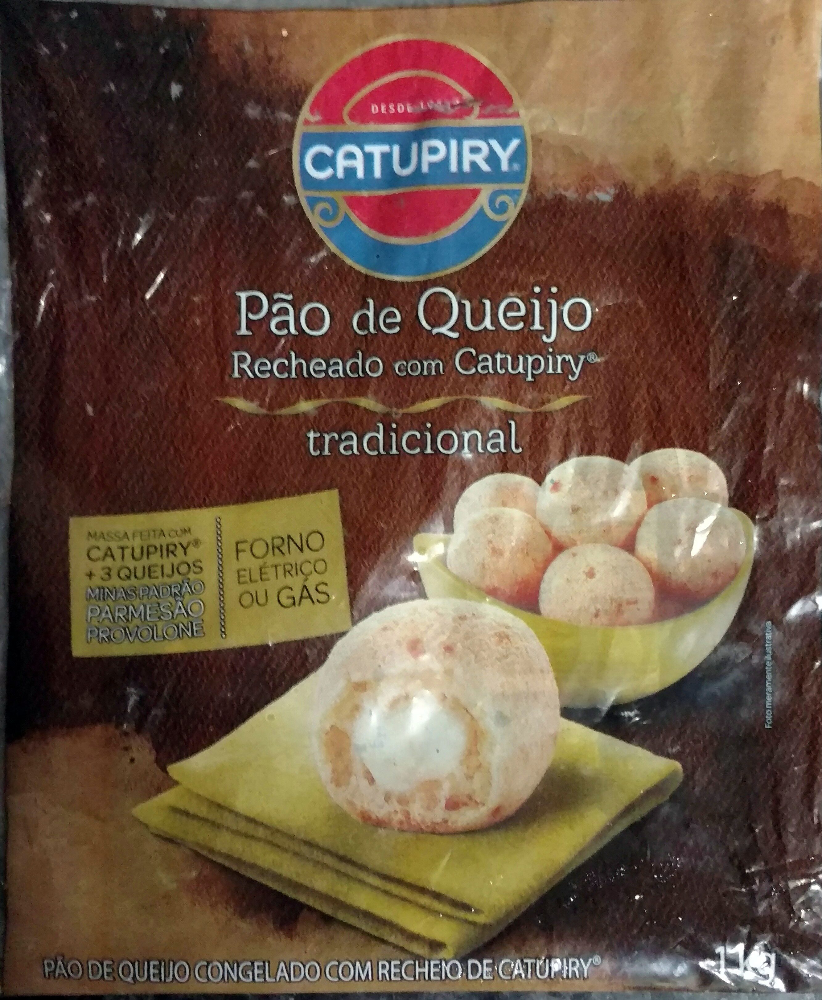 Pão de queijo recheado com catupiry tradicional