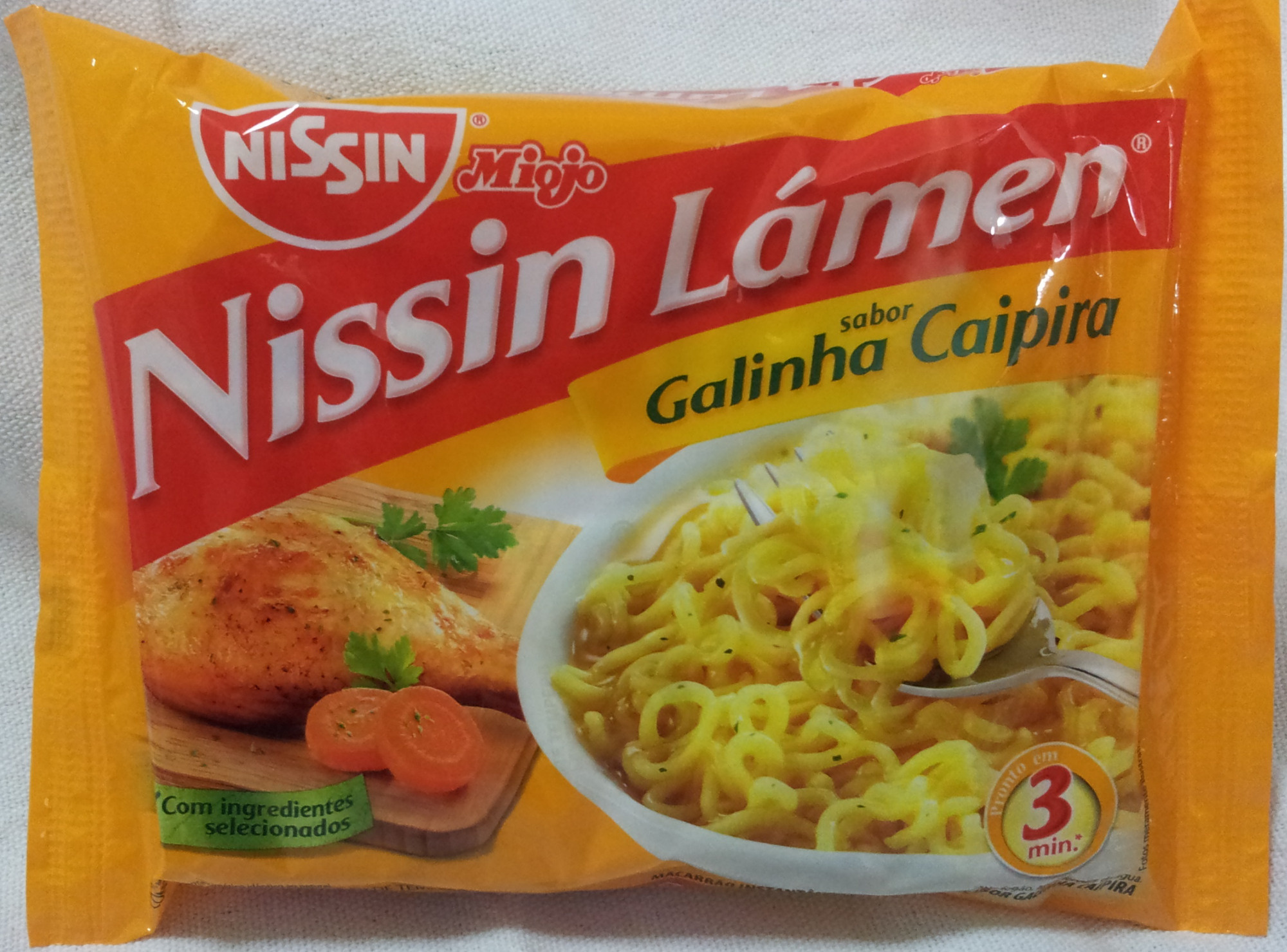 Nissin Lámen Galinha Caipira