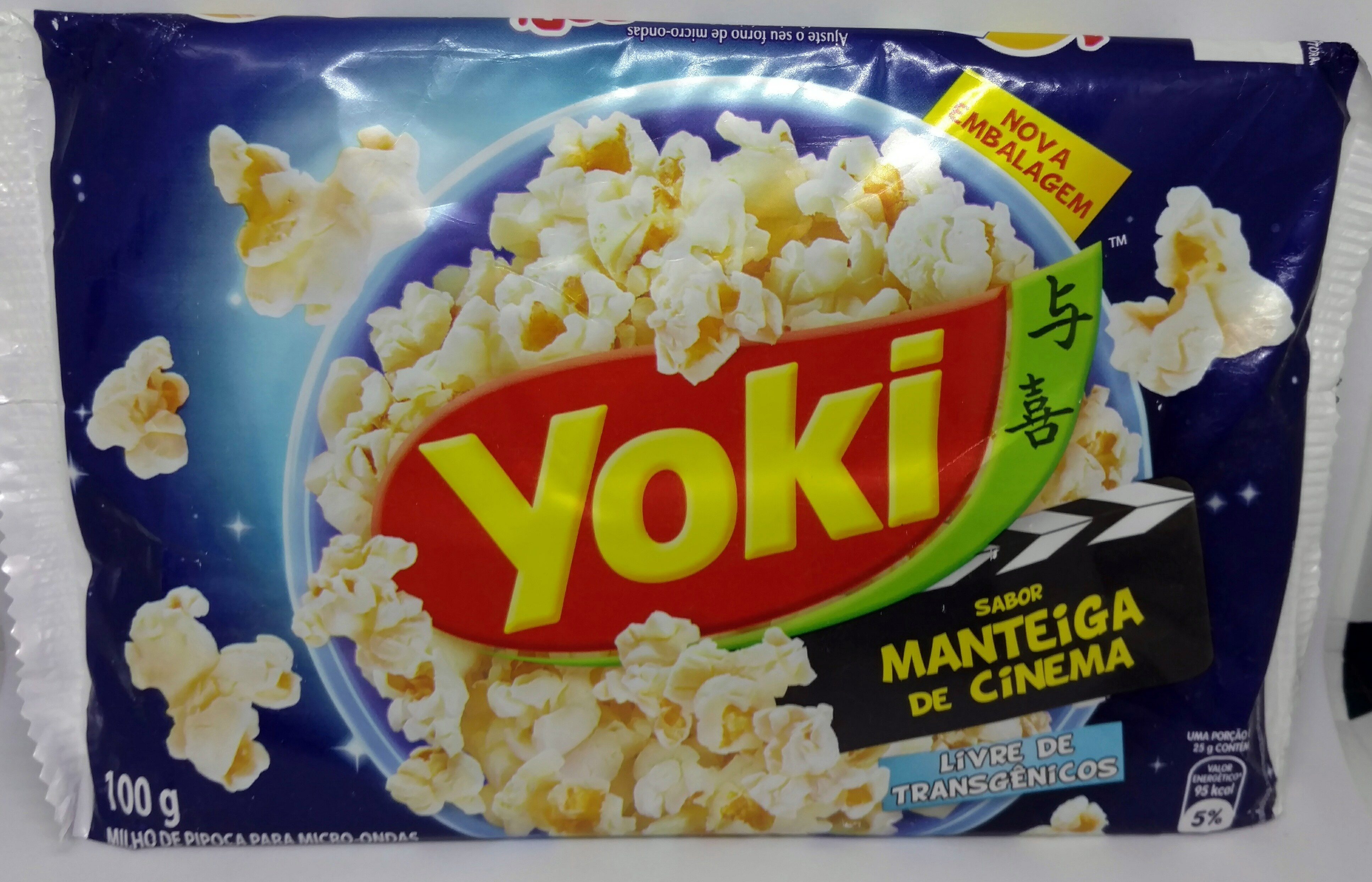 Yoki sabor manteiga de cinema