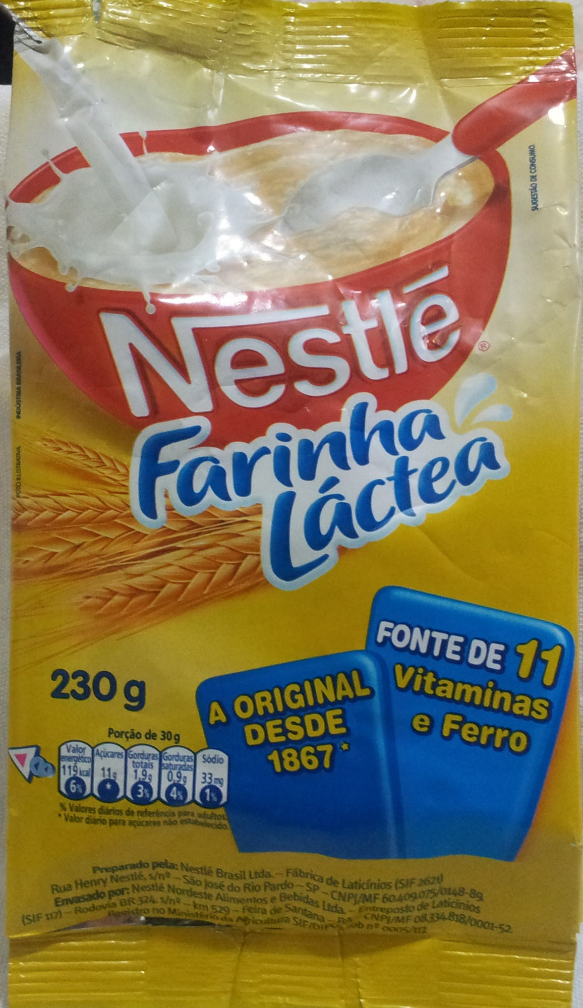 Farinha Láctea Nestlé