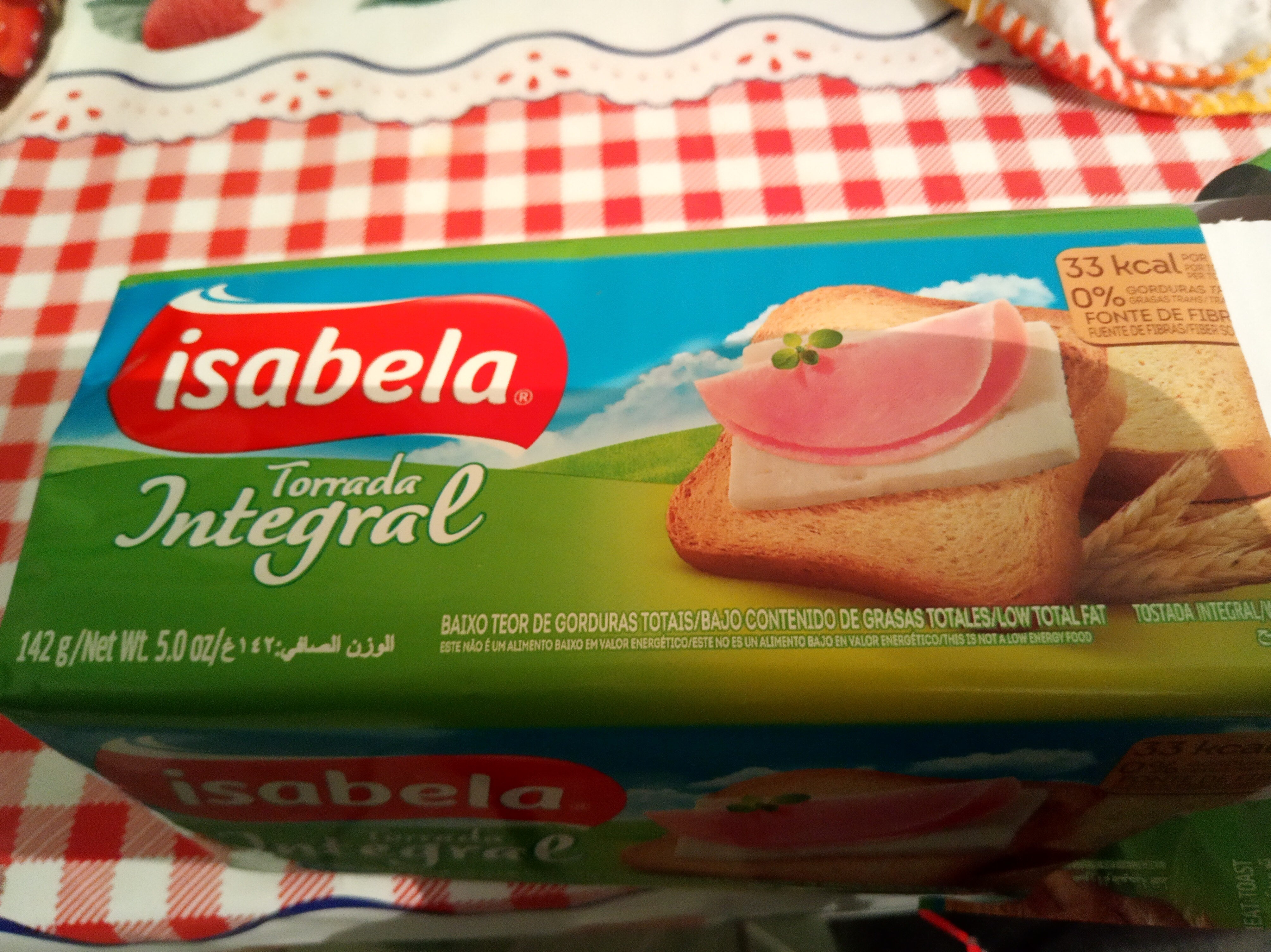 Torrada integral isabela