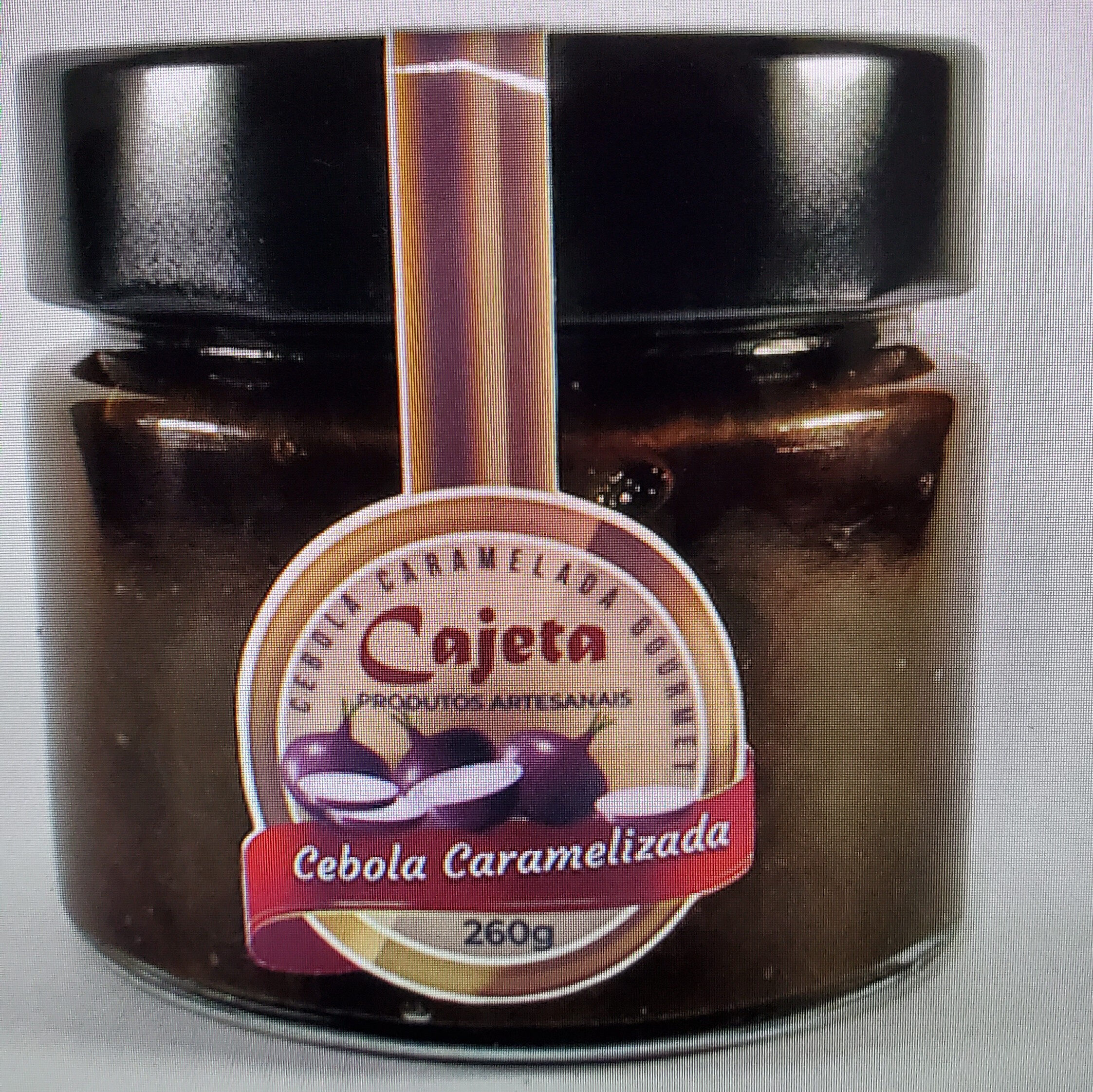 Cebola caramelizada Cajeta