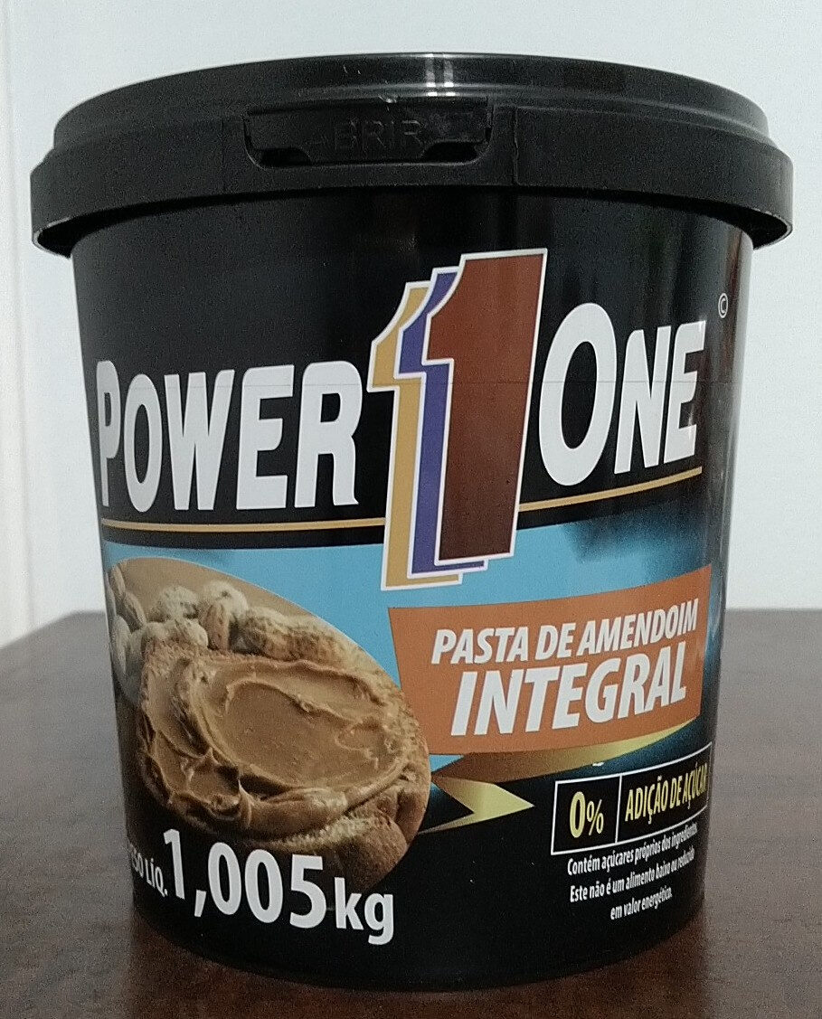 Pasta de amendoim integral Power One