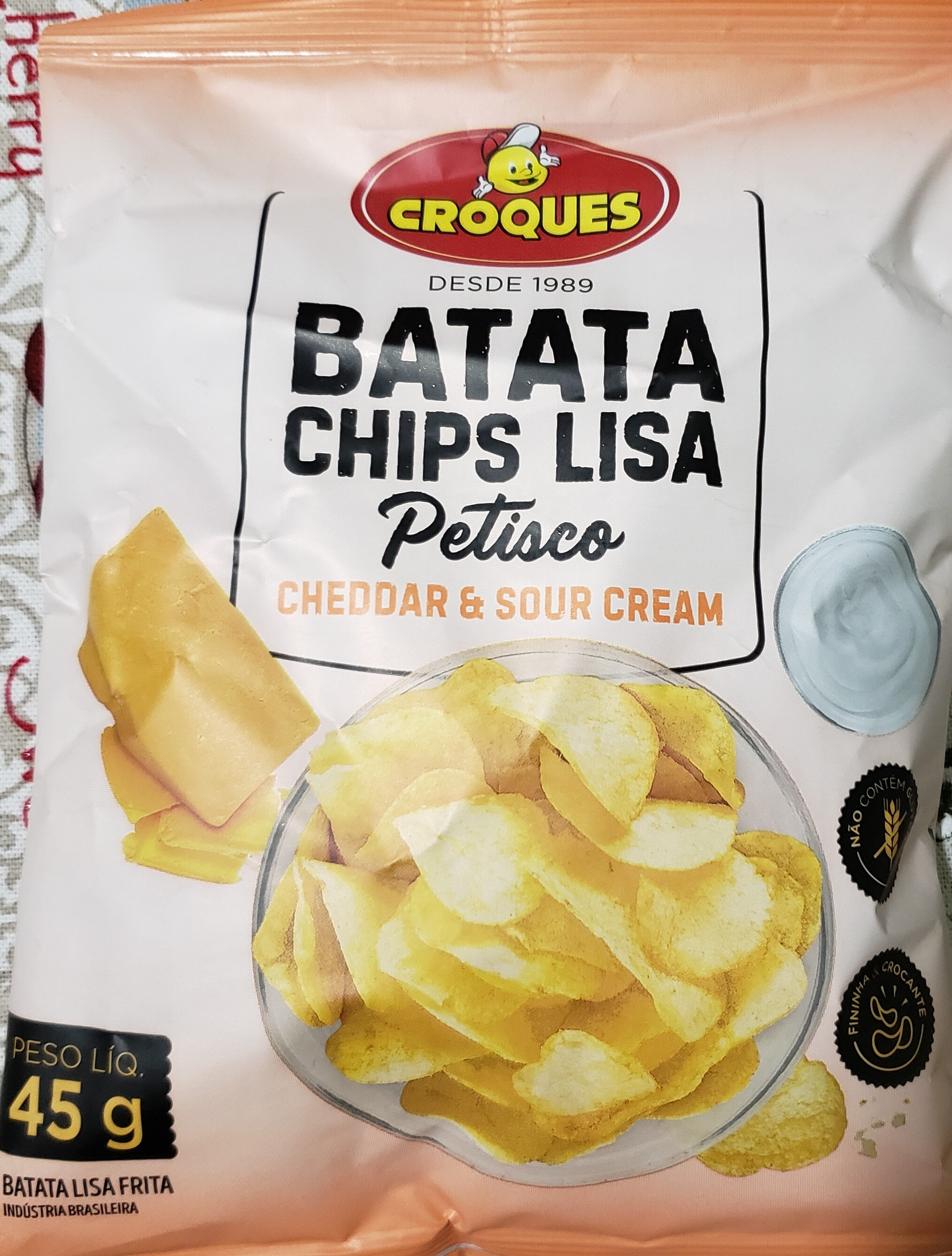 Batata Chips Lisa Cheddar & Sour Cream