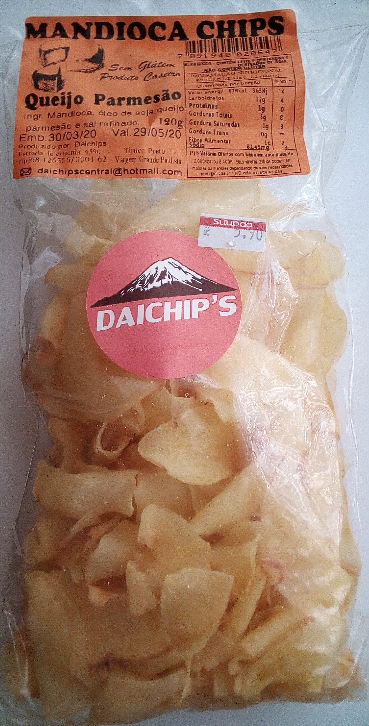 Mandioca Chips Daichips