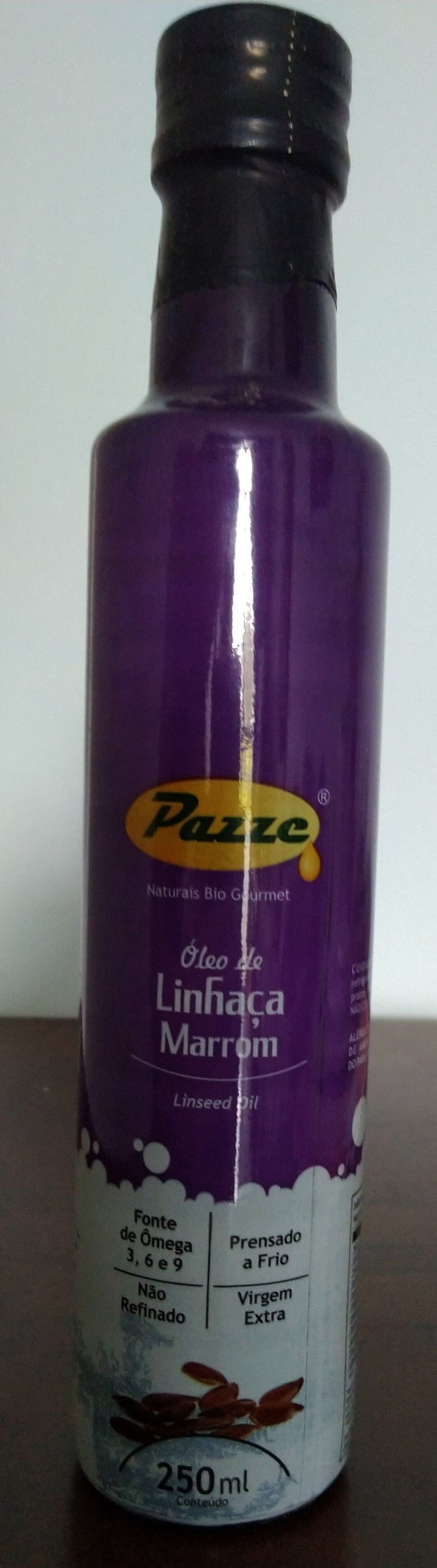 Óleo de linhaça marrom Pazze