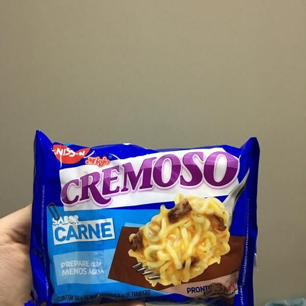 Nissin Miojo cremoso sabor carne