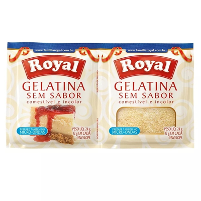 Gelatina Sem Sabor Royal