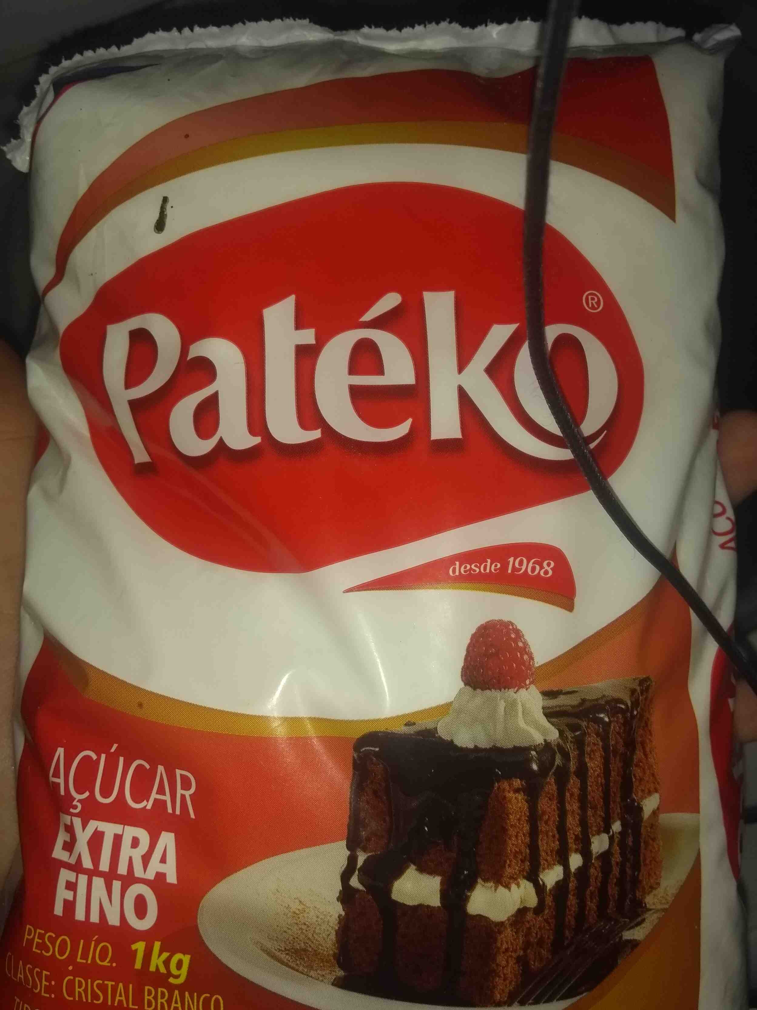 acucar extra fino pateko