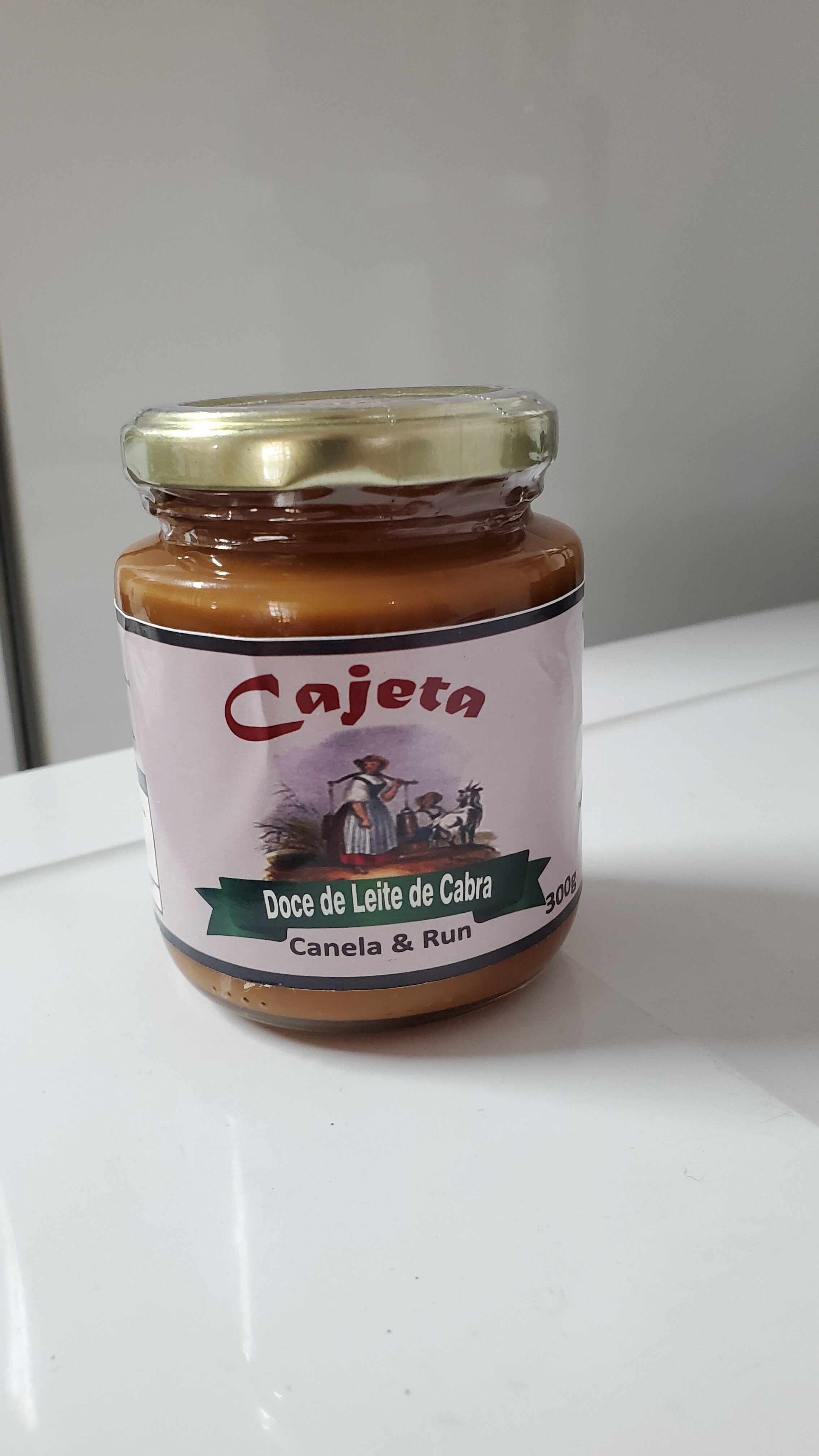 Doce de leite de cabra com Canela e Rum Cajeta