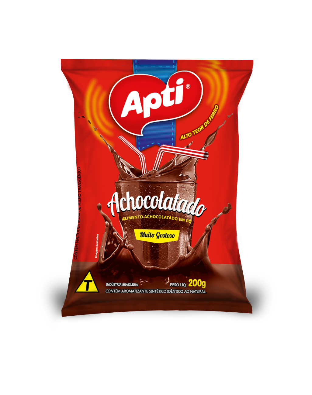 Achocolatado em pó Apti instantâneo