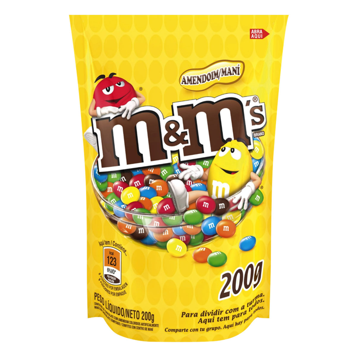 m&m's de Amendoim