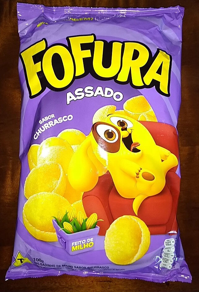 Salgadinho de milho sabor churrasco Fofura