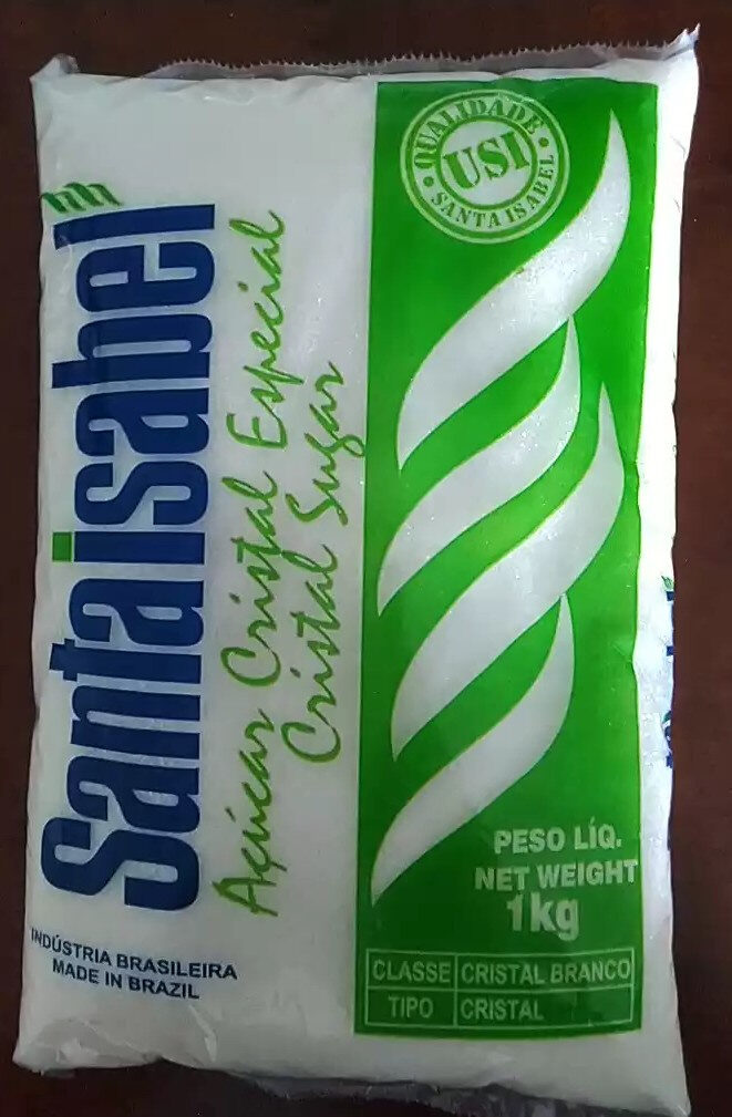 Açúcar cristal branco Santa Isabel