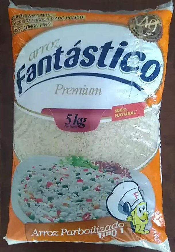 Arroz parboilizado tipo 1 Fantástico