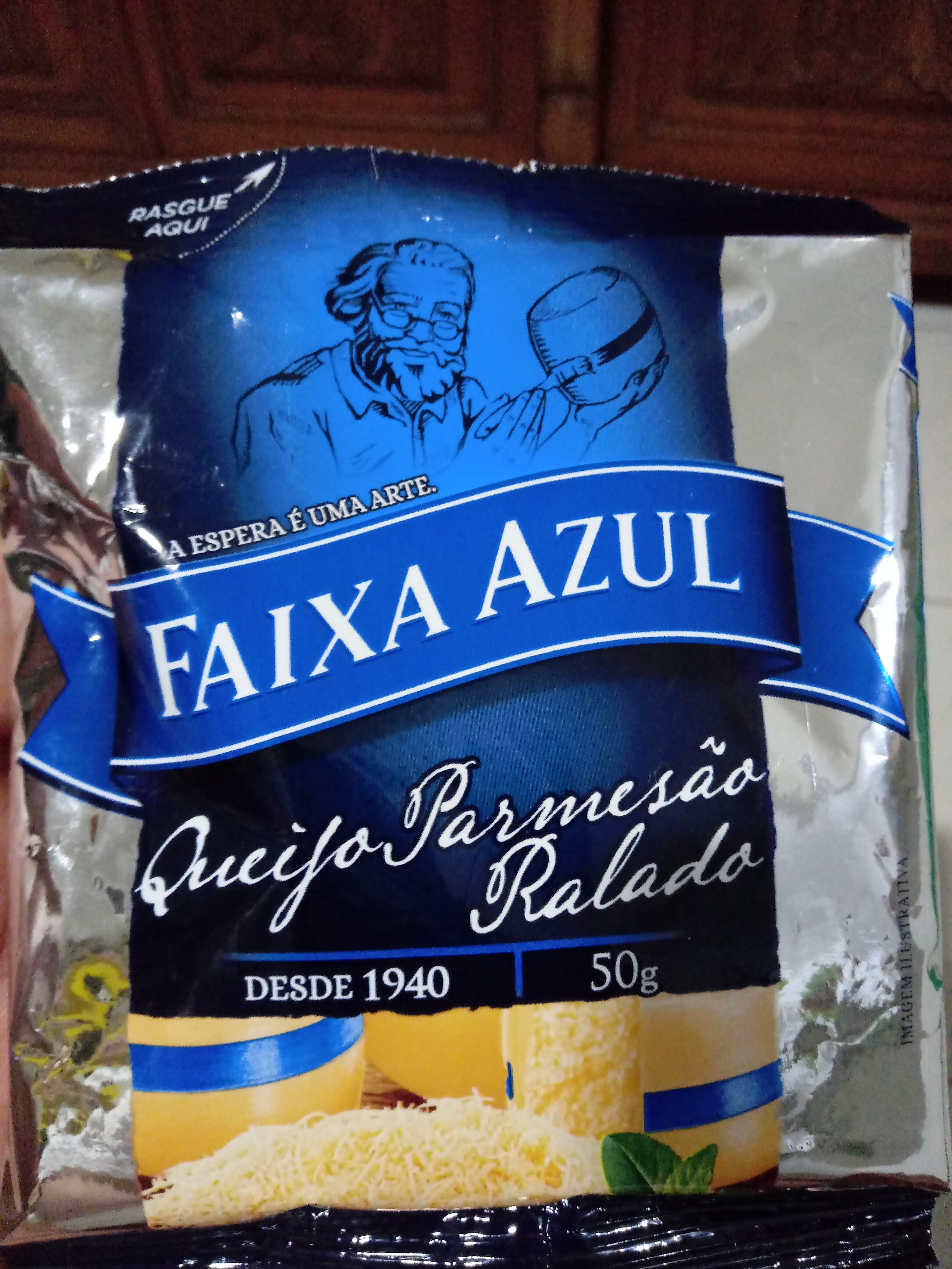 Queijo parmesão ralado Faixa Azul