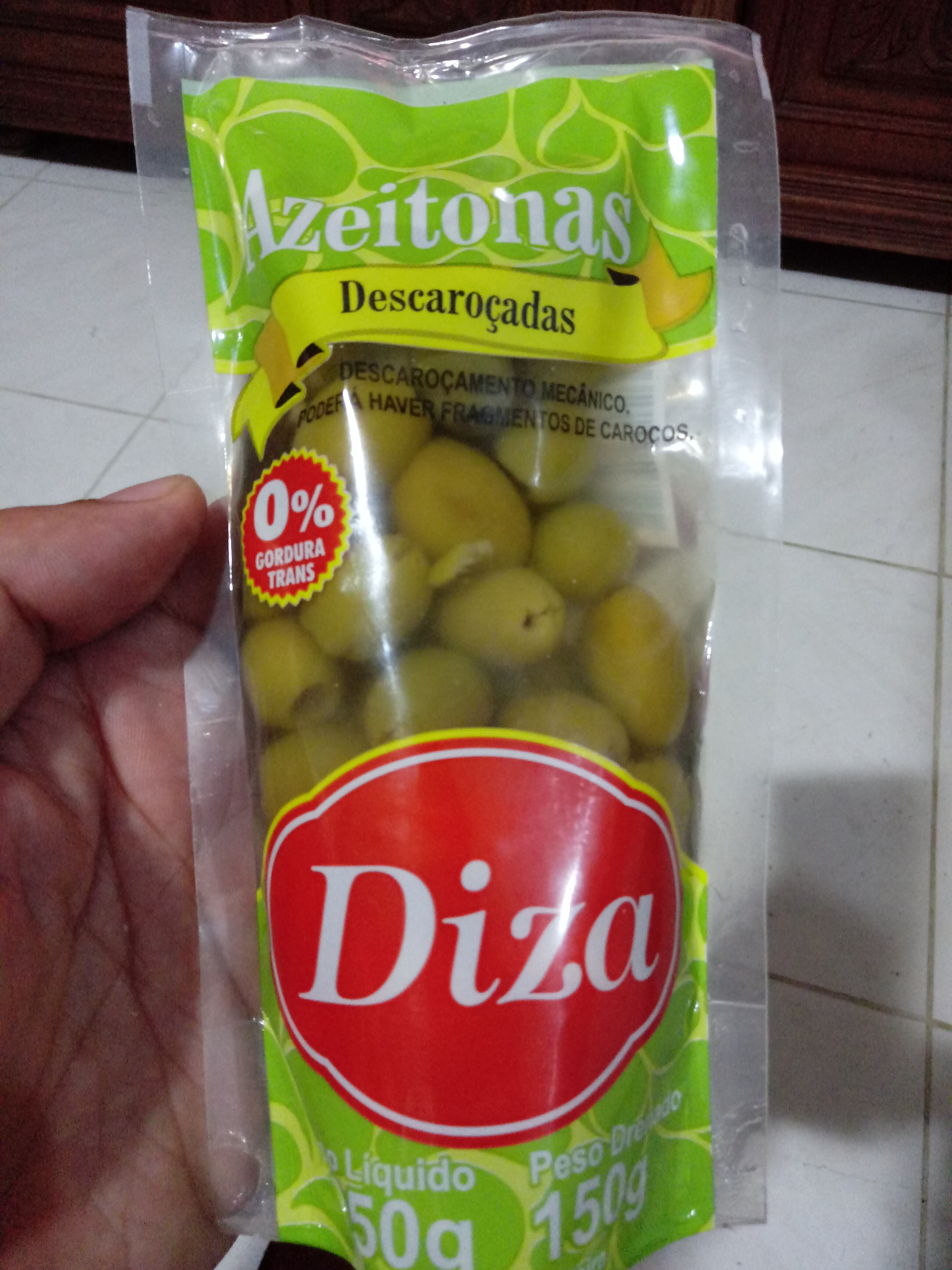 Azeitonas verdes descaroçadas Diza
