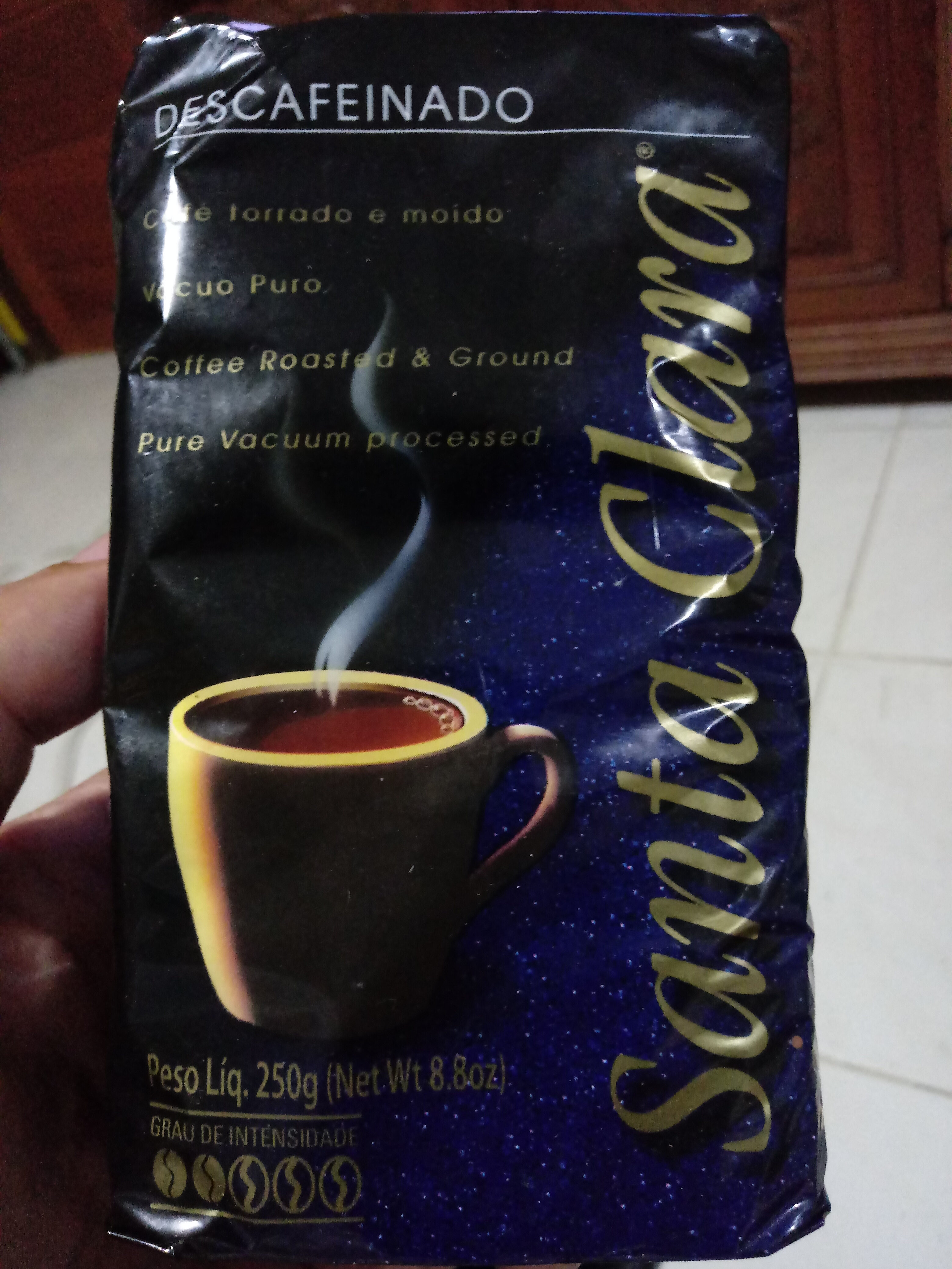 Café descafeinado Santa Clara