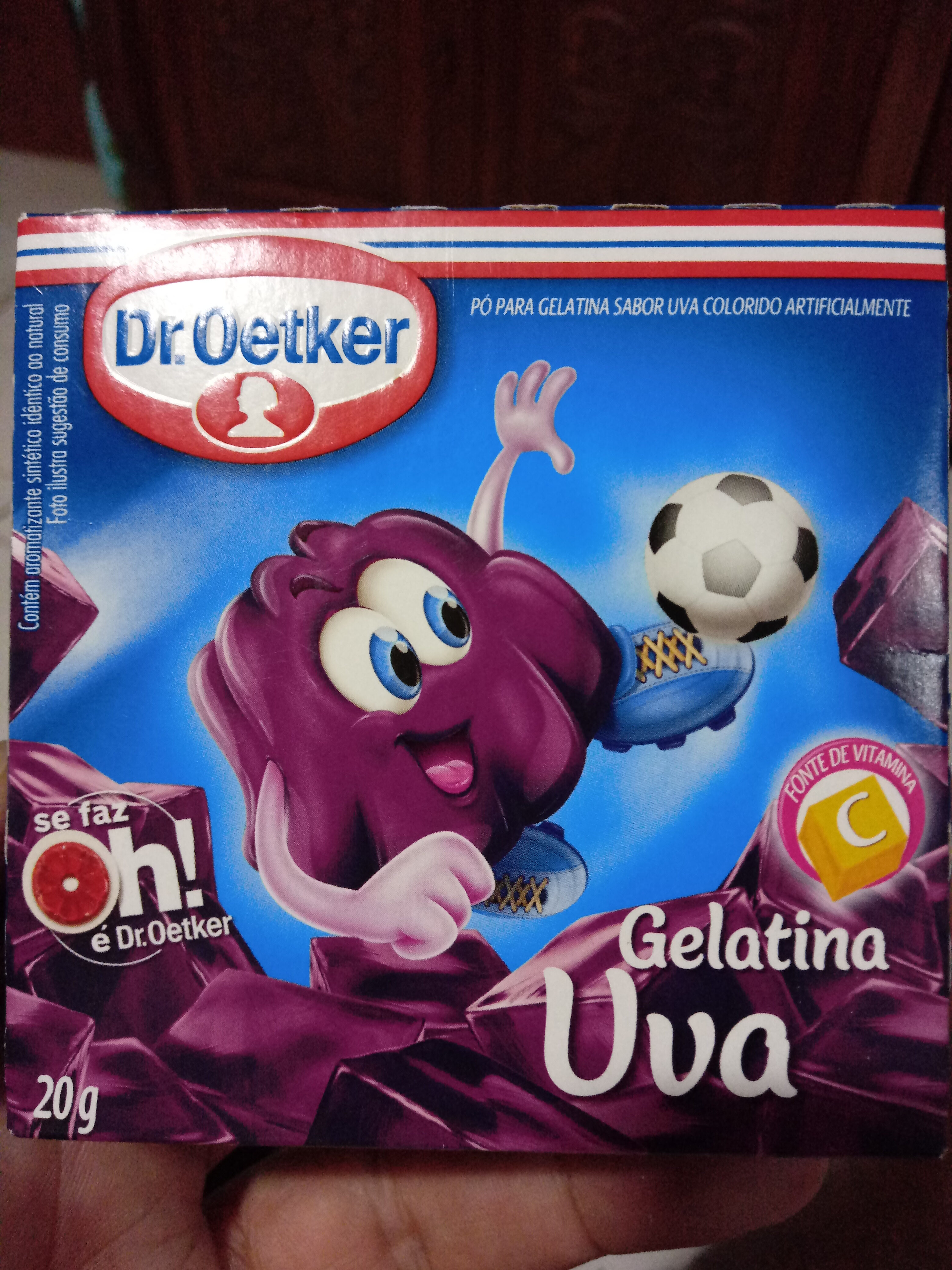 Gelatina de uva  Dr. Oetker