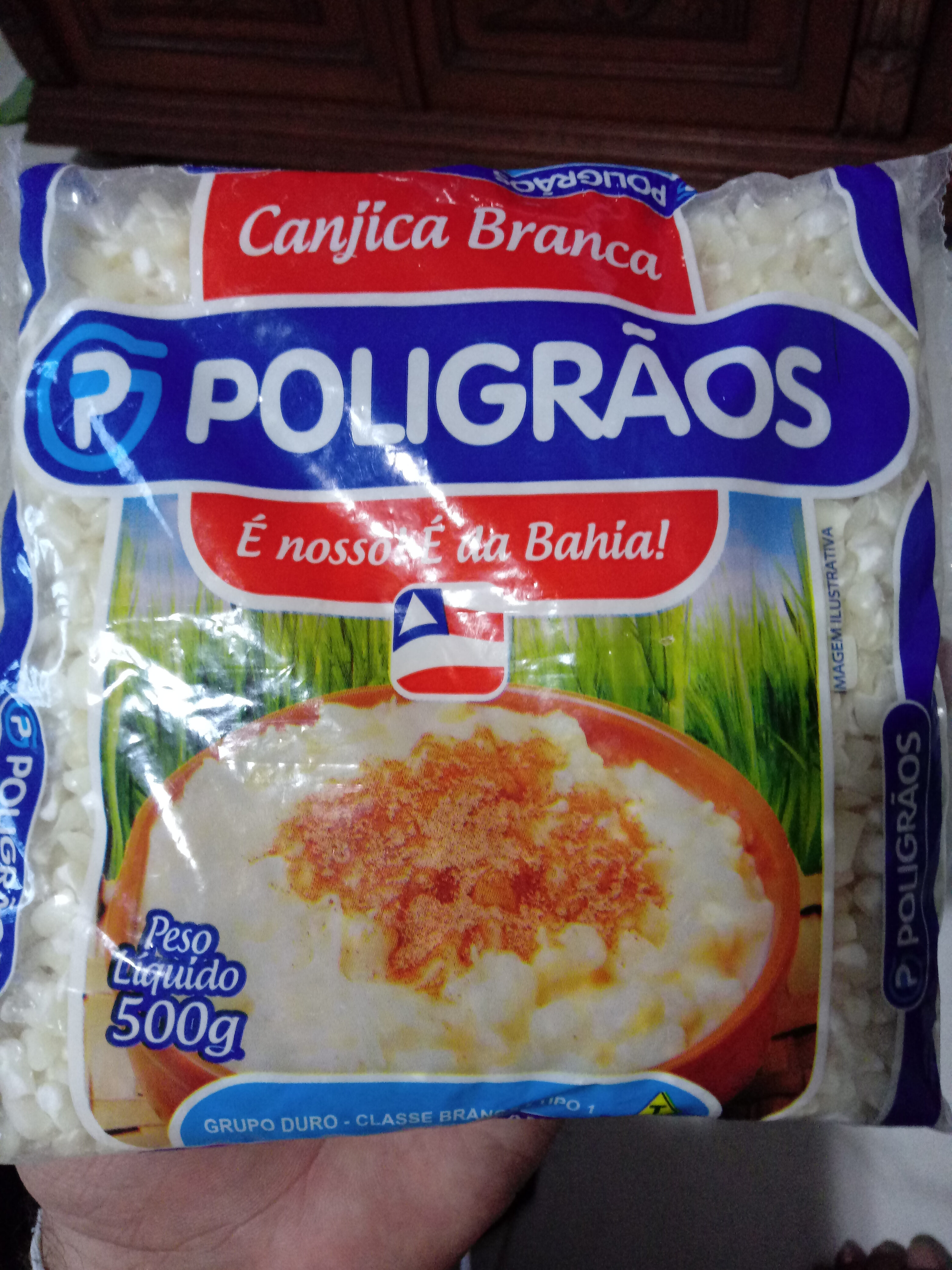 Canjica branca Poligrãos