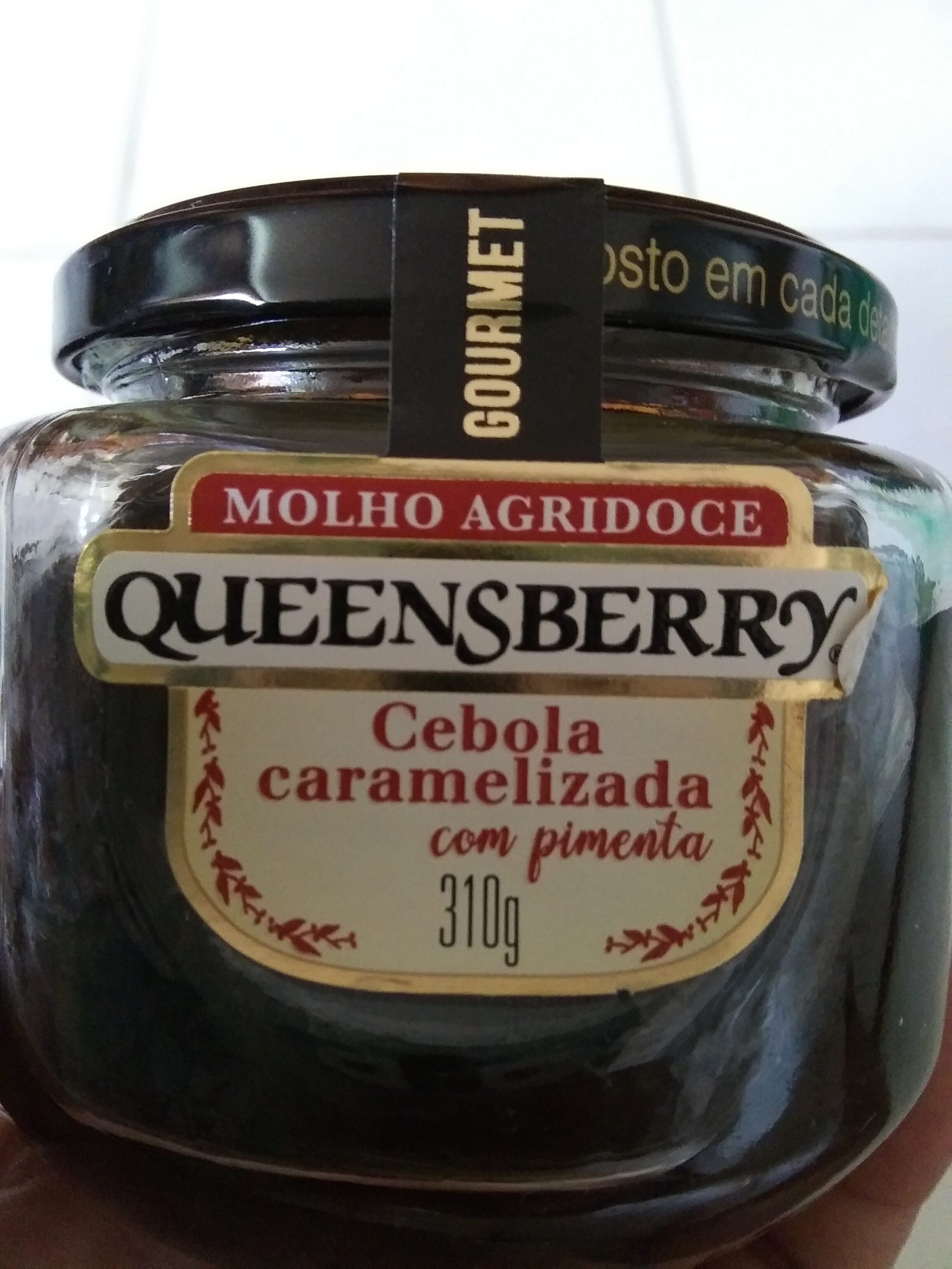 Molho agridoce de Cebola caramelizada com pimenta Queensberry