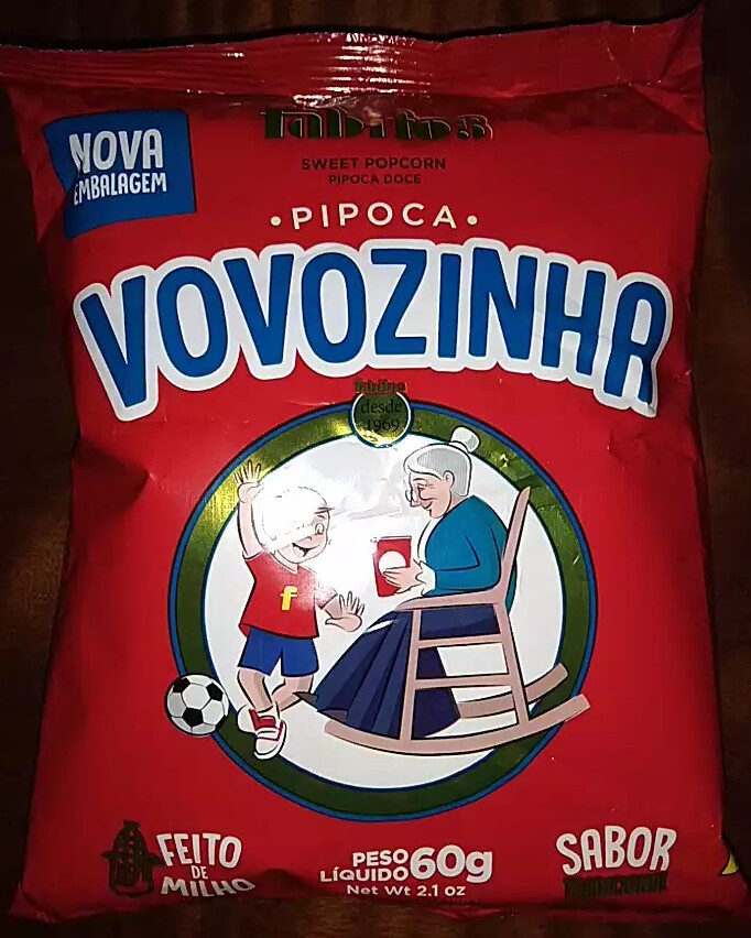 Pipoca doce Vovozinha