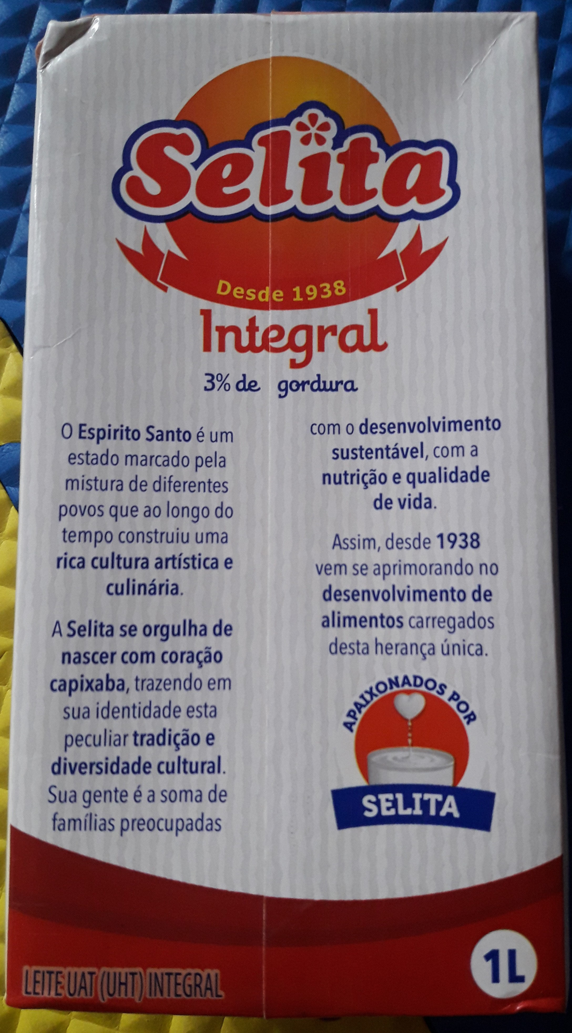 Leite integral selita