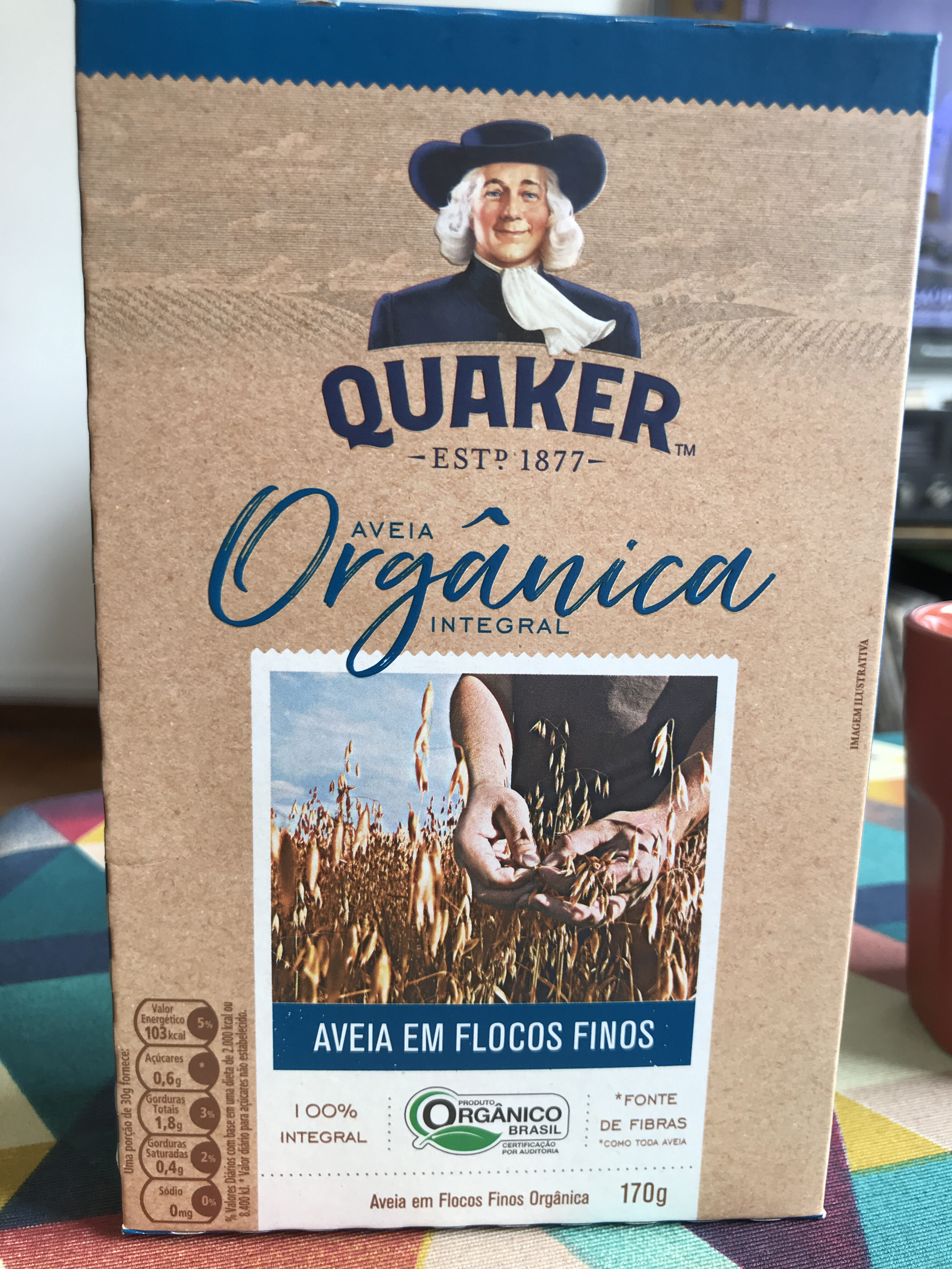 Aveia Orgânica Integral Quaker