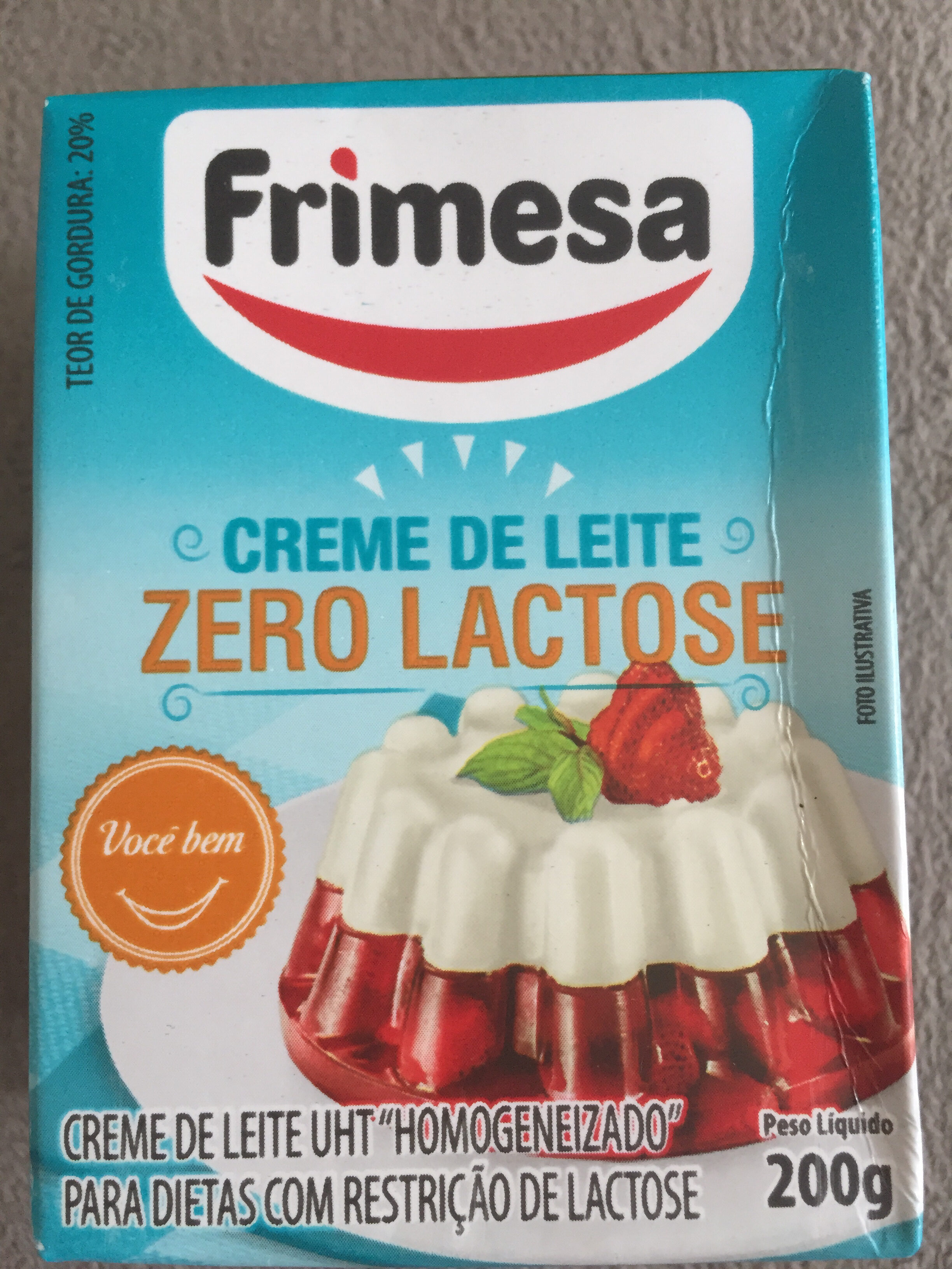 Creme leite Firmeza