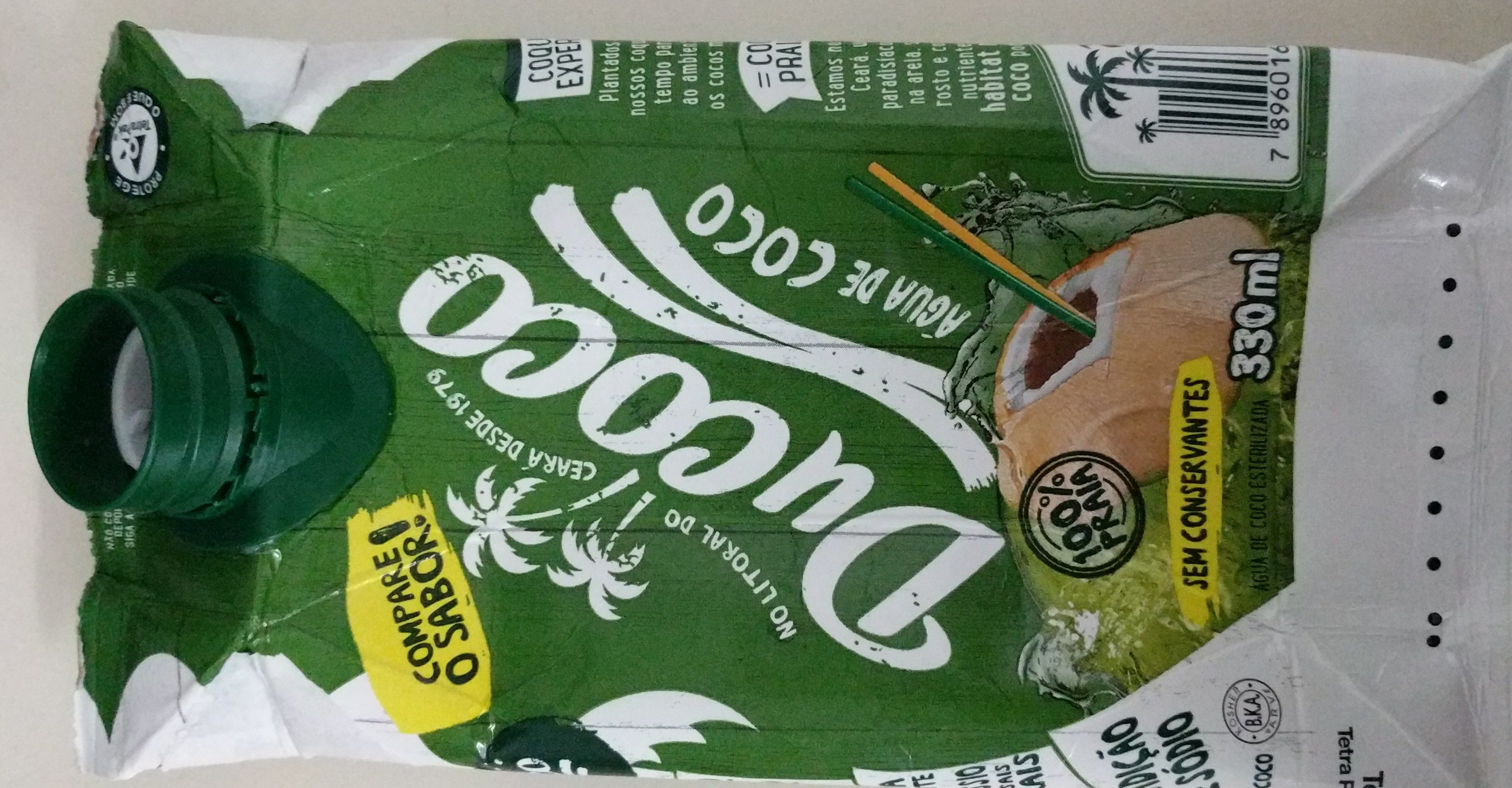 Água de coco esterilizada Ducoco