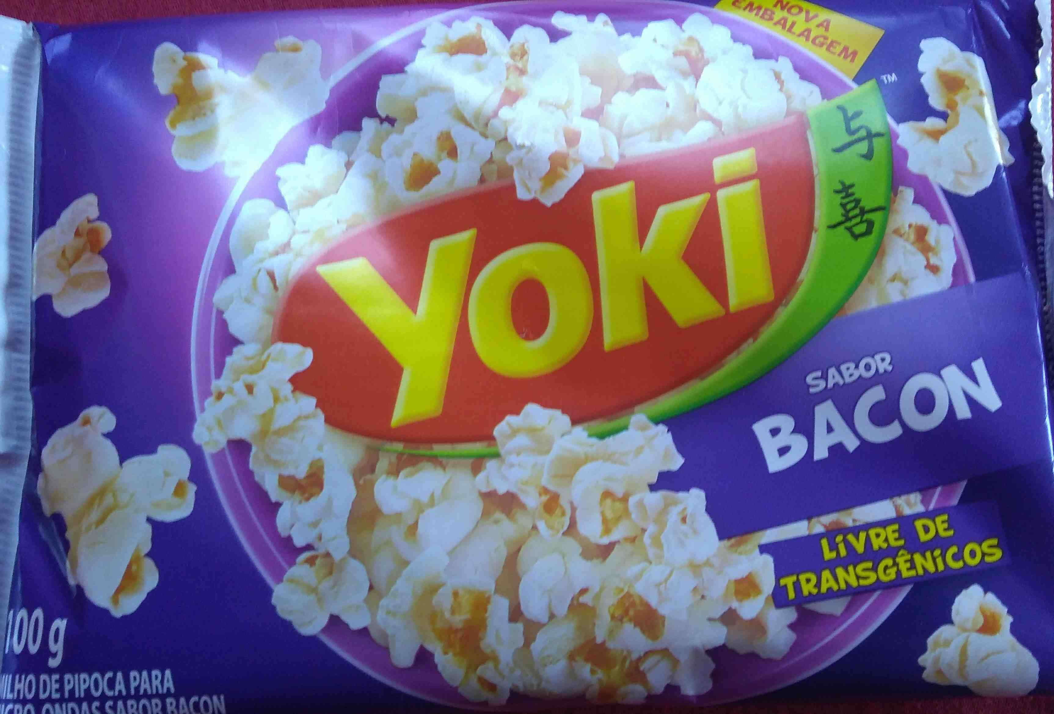 Pipoca sabor bacon Yoki