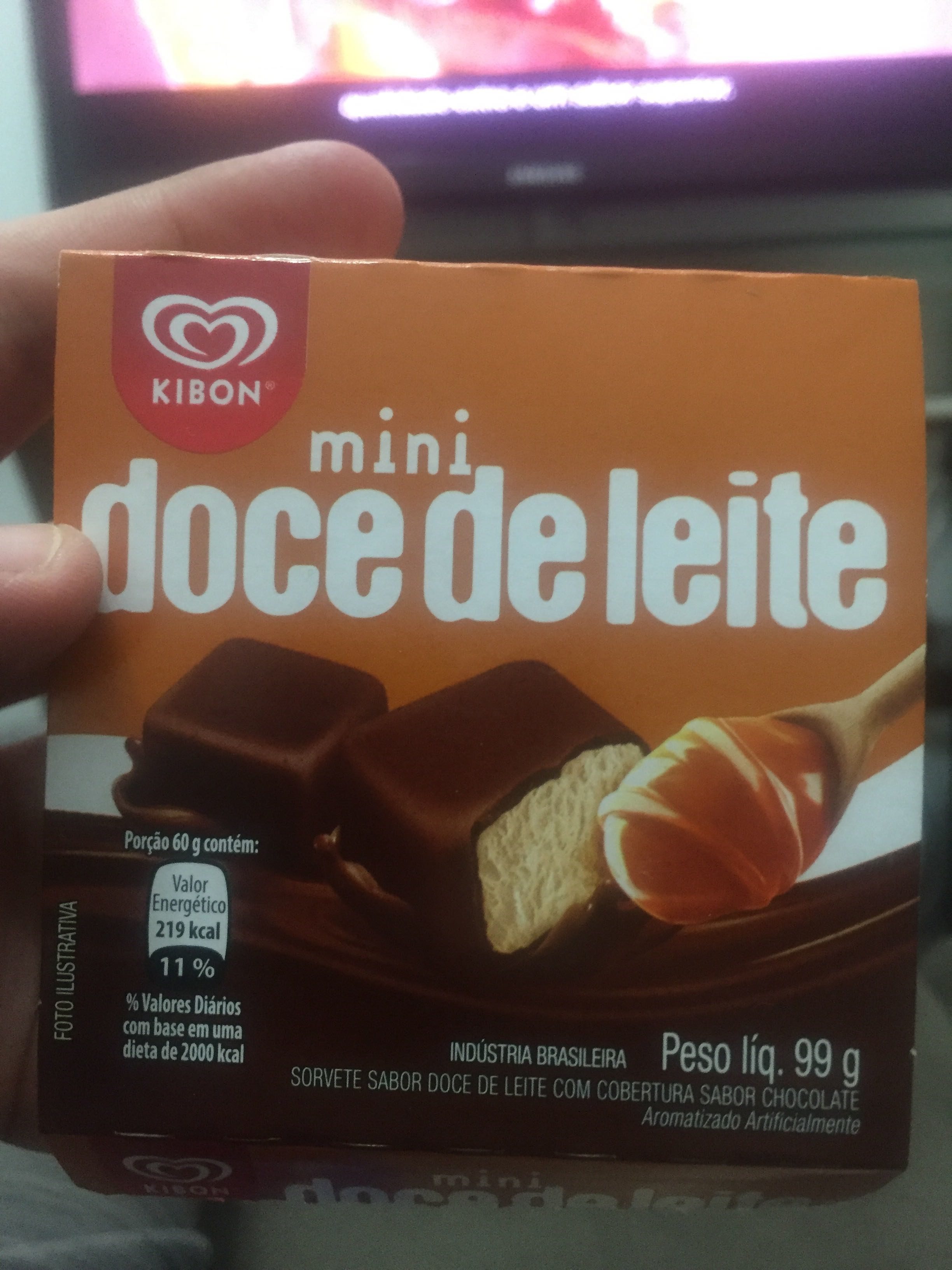 mini doce de leite Kibon