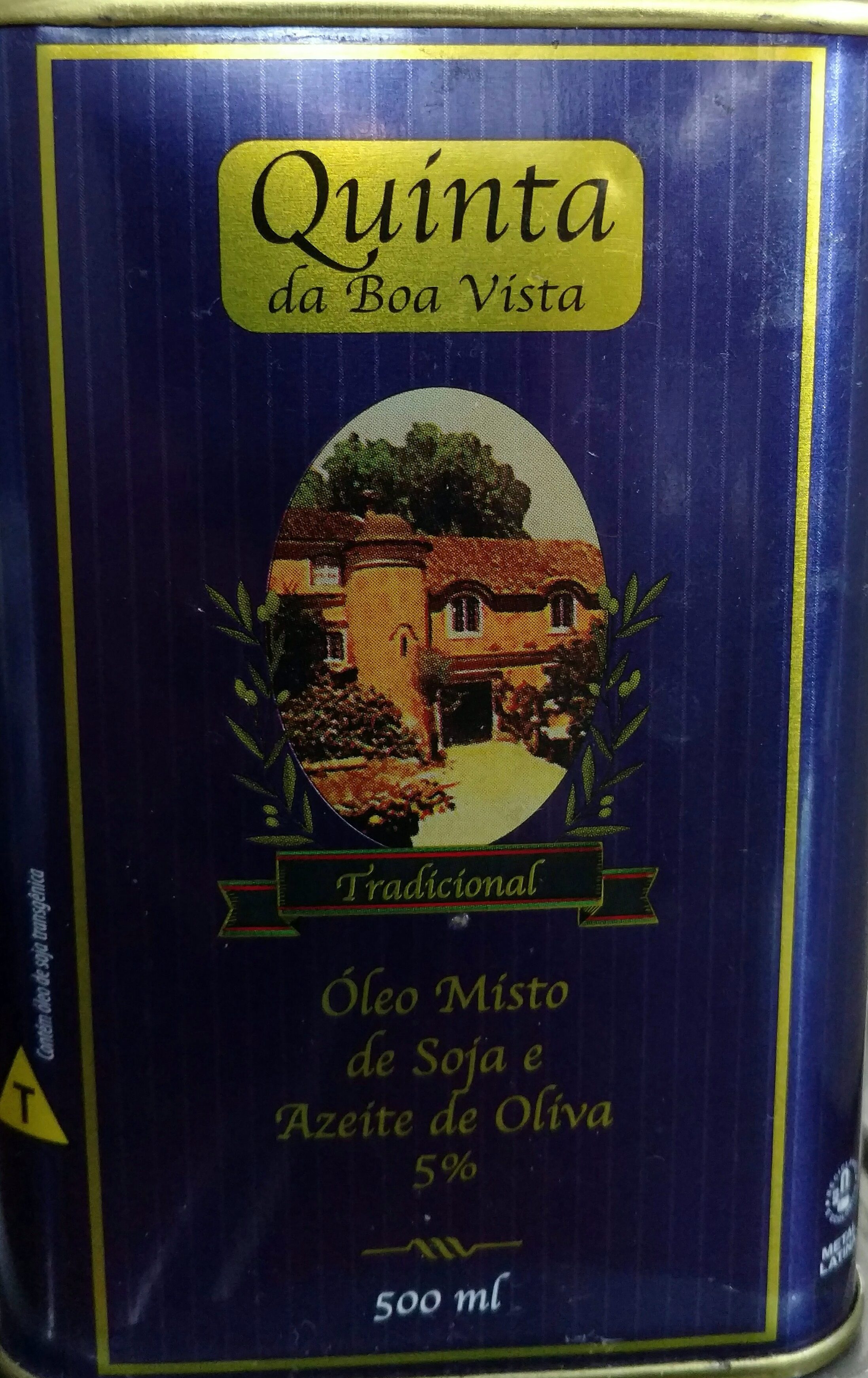 Óleo misto de soja e azeite de oliva Quinta da Boa Vista
