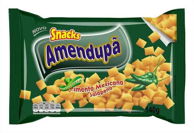 Salgadinho Amendupã Sabor Pimenta Jalapeño